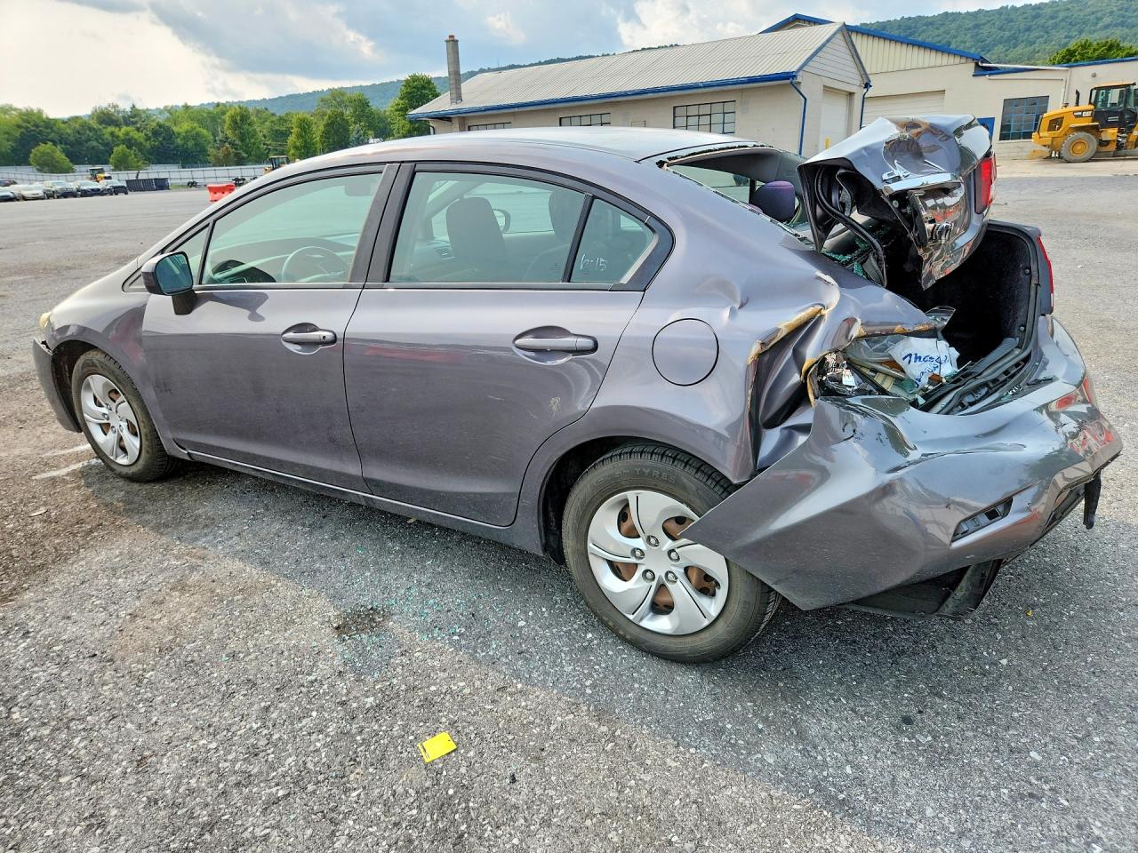 2014 Honda Civic Lx Серый vin: 19XFB2F59EE258518