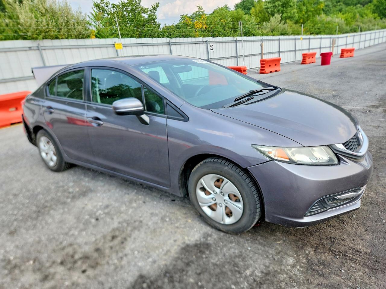 2014 Honda Civic Lx Серый vin: 19XFB2F59EE258518