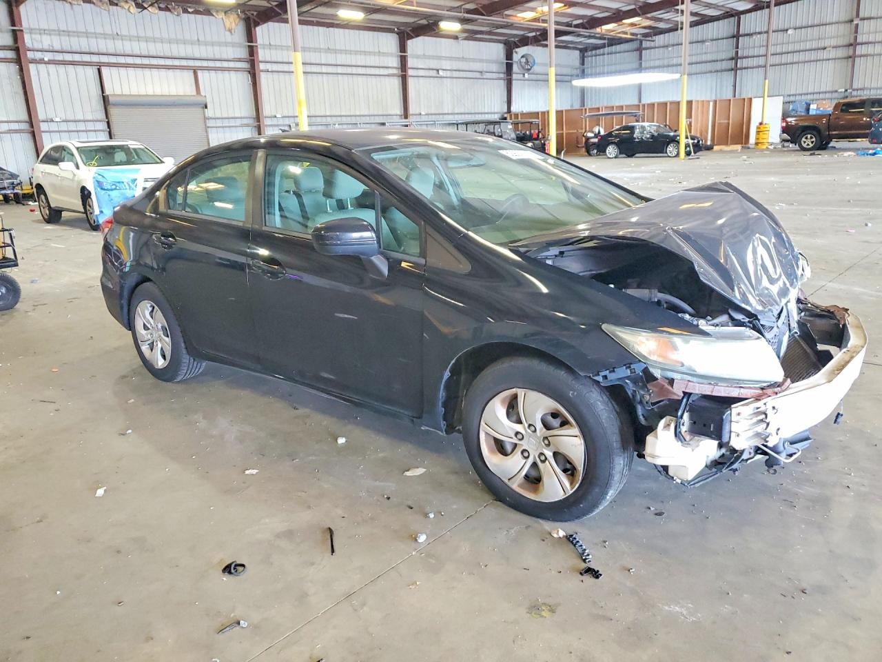 2014 Honda Civic Lx Black vin: 19XFB2F59EE258891