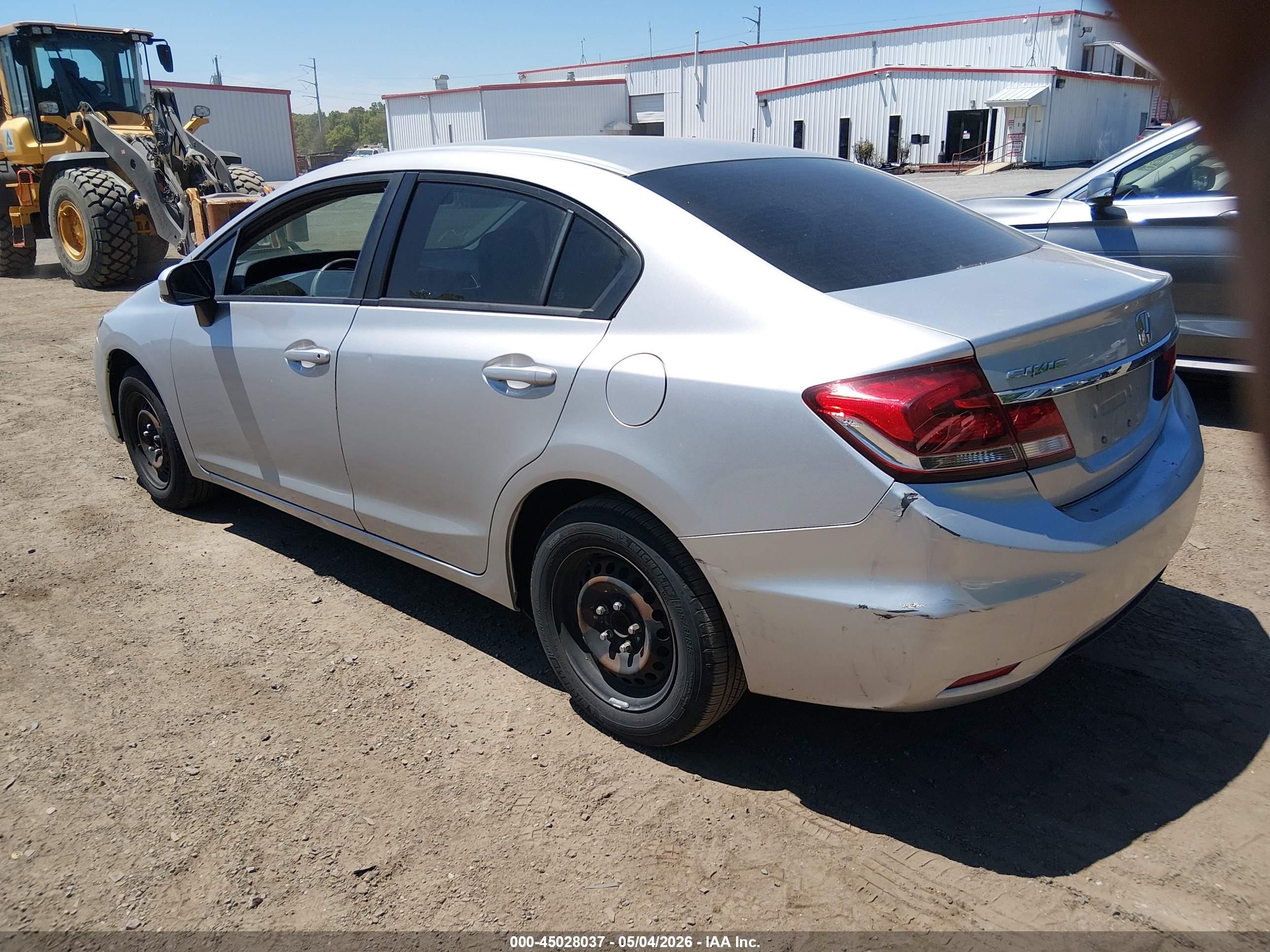 2014 Honda Civic Lx Silver vin: 19XFB2F59EE263153