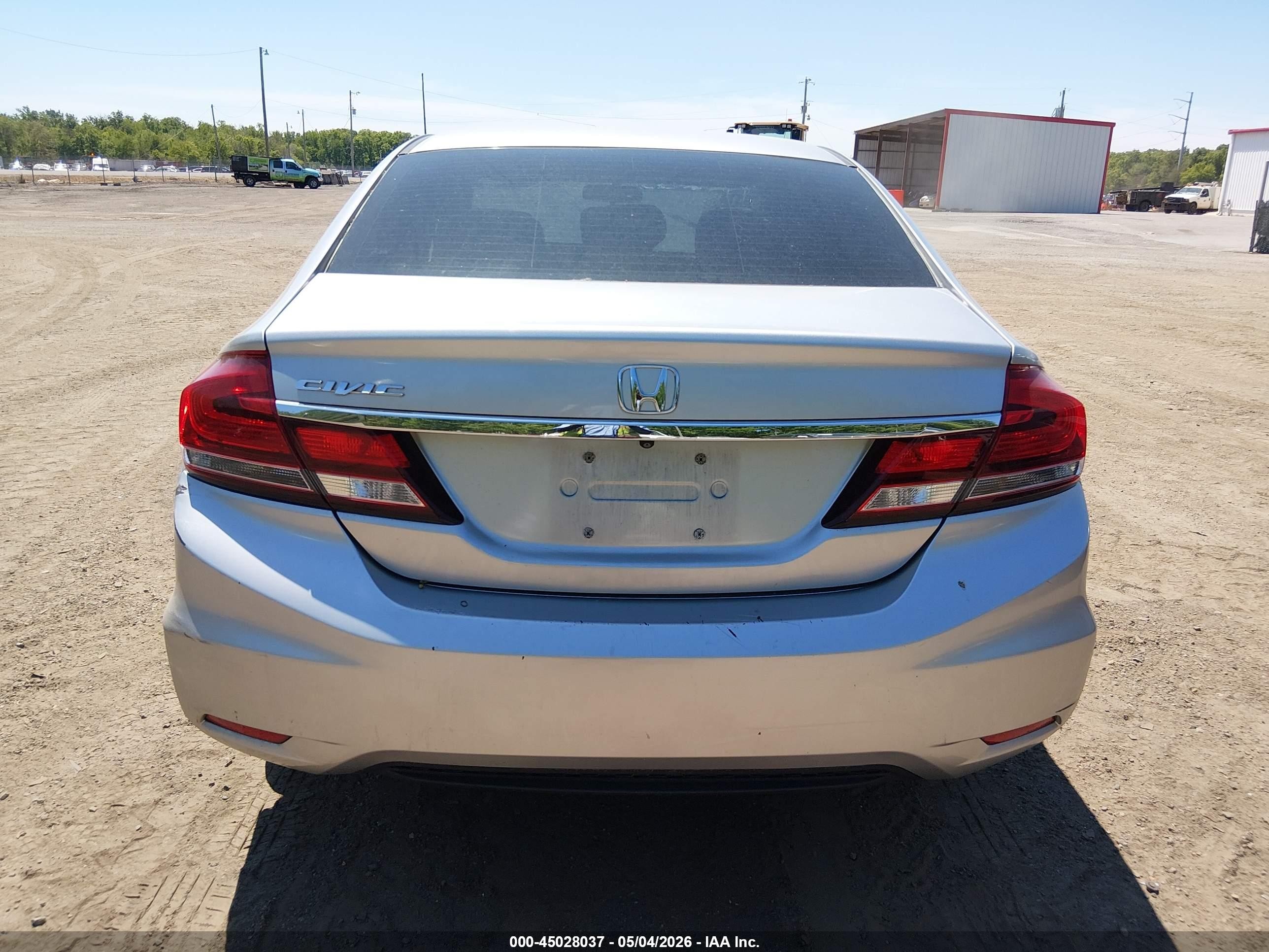 2014 Honda Civic Lx Silver vin: 19XFB2F59EE263153