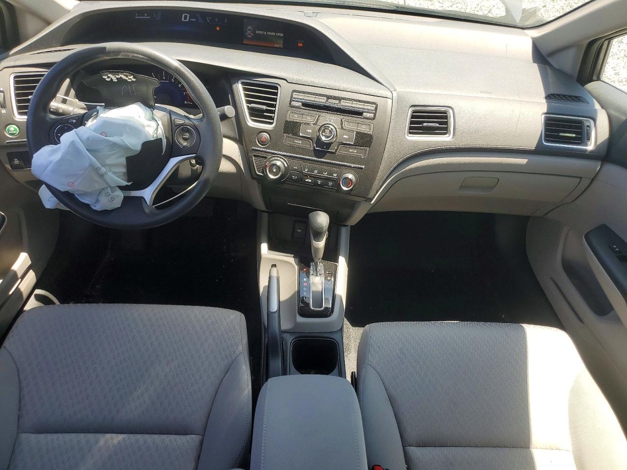 2015 Honda Civic Lx Gray vin: 19XFB2F59FE002588
