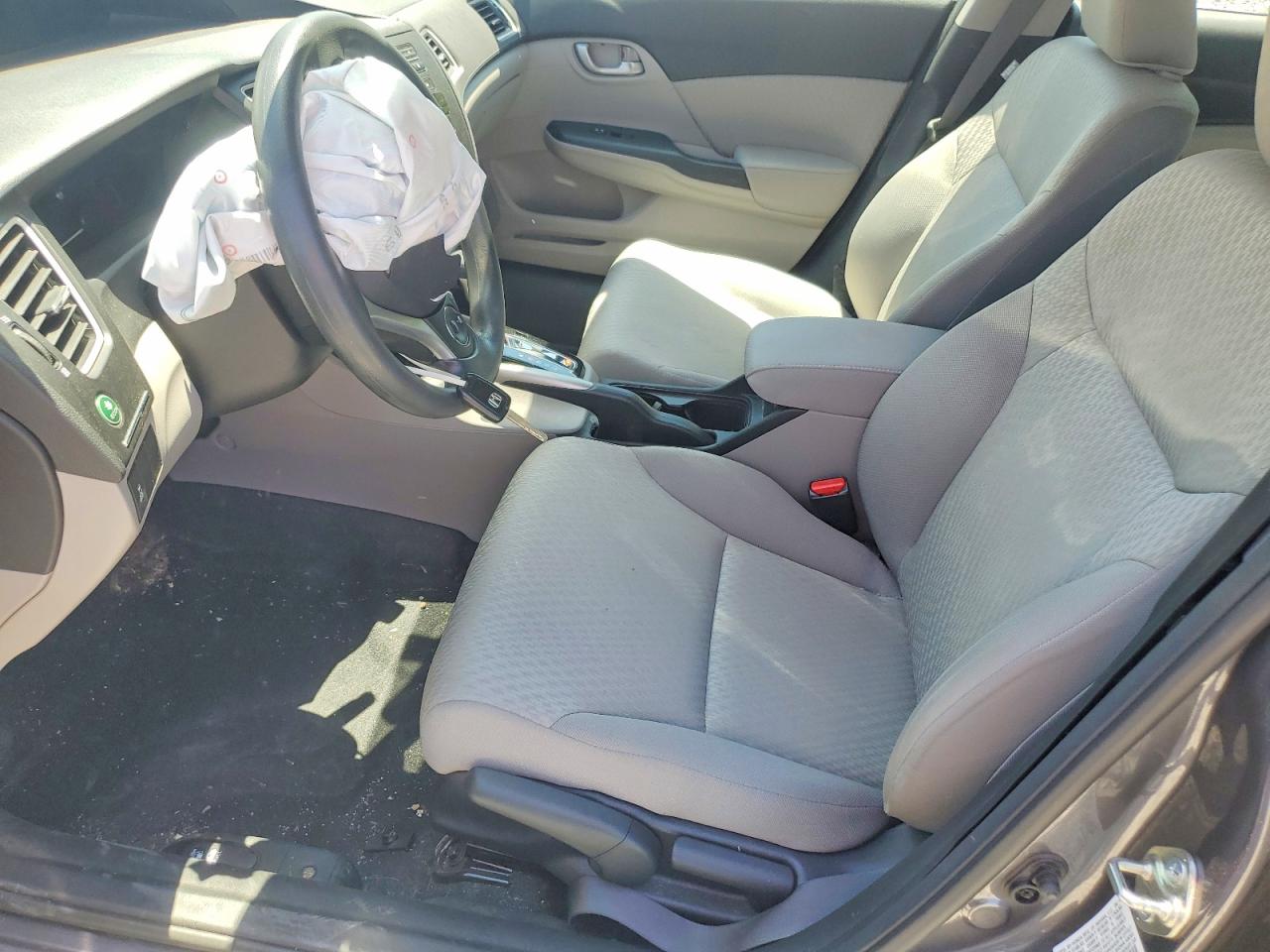 2015 Honda Civic Lx Gray vin: 19XFB2F59FE002588