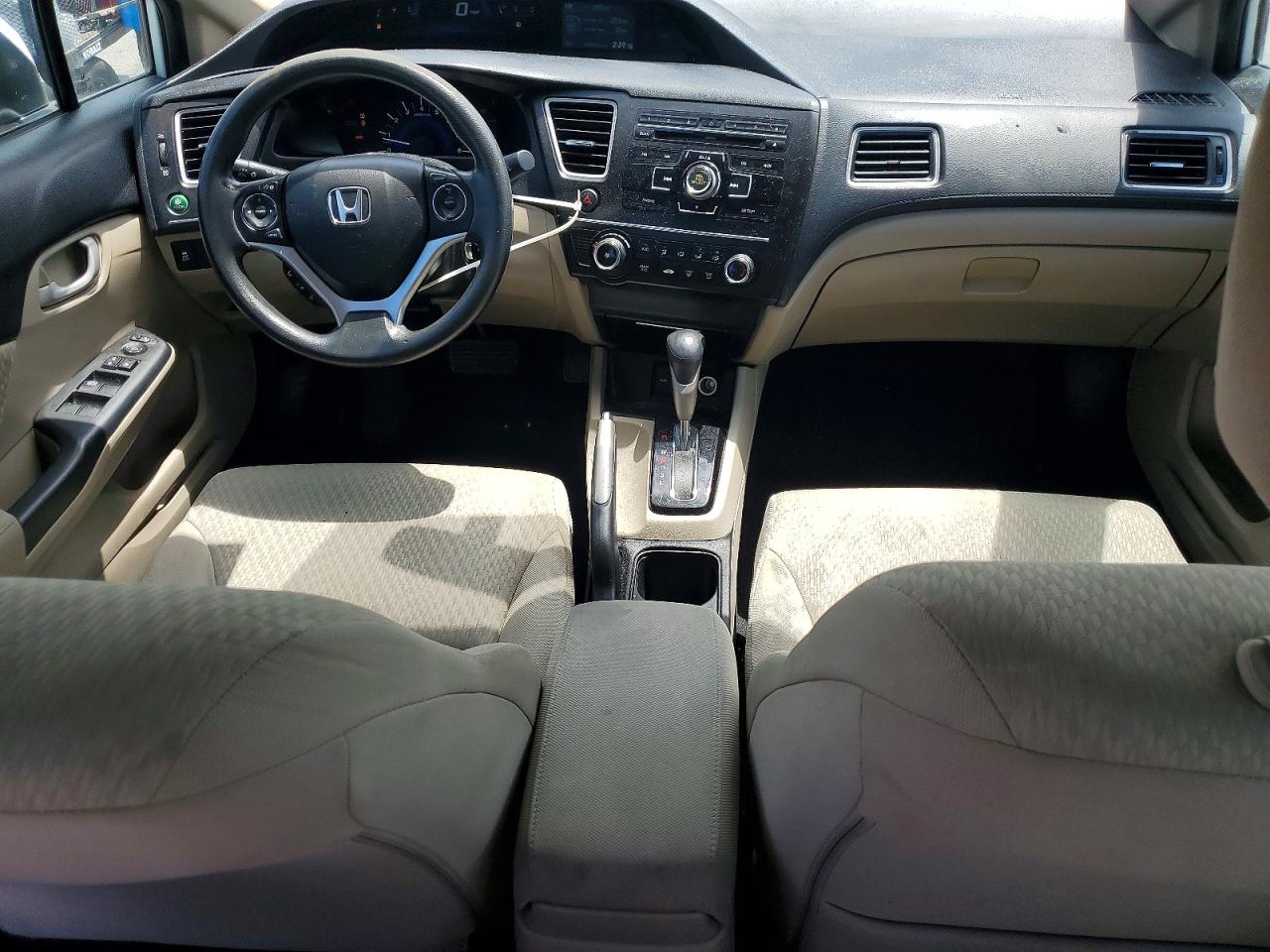 2015 Honda Civic Lx White vin: 19XFB2F59FE029726