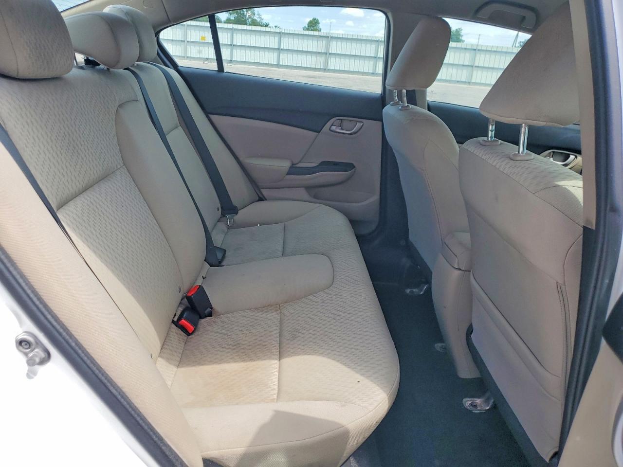 2015 Honda Civic Lx White vin: 19XFB2F59FE029726