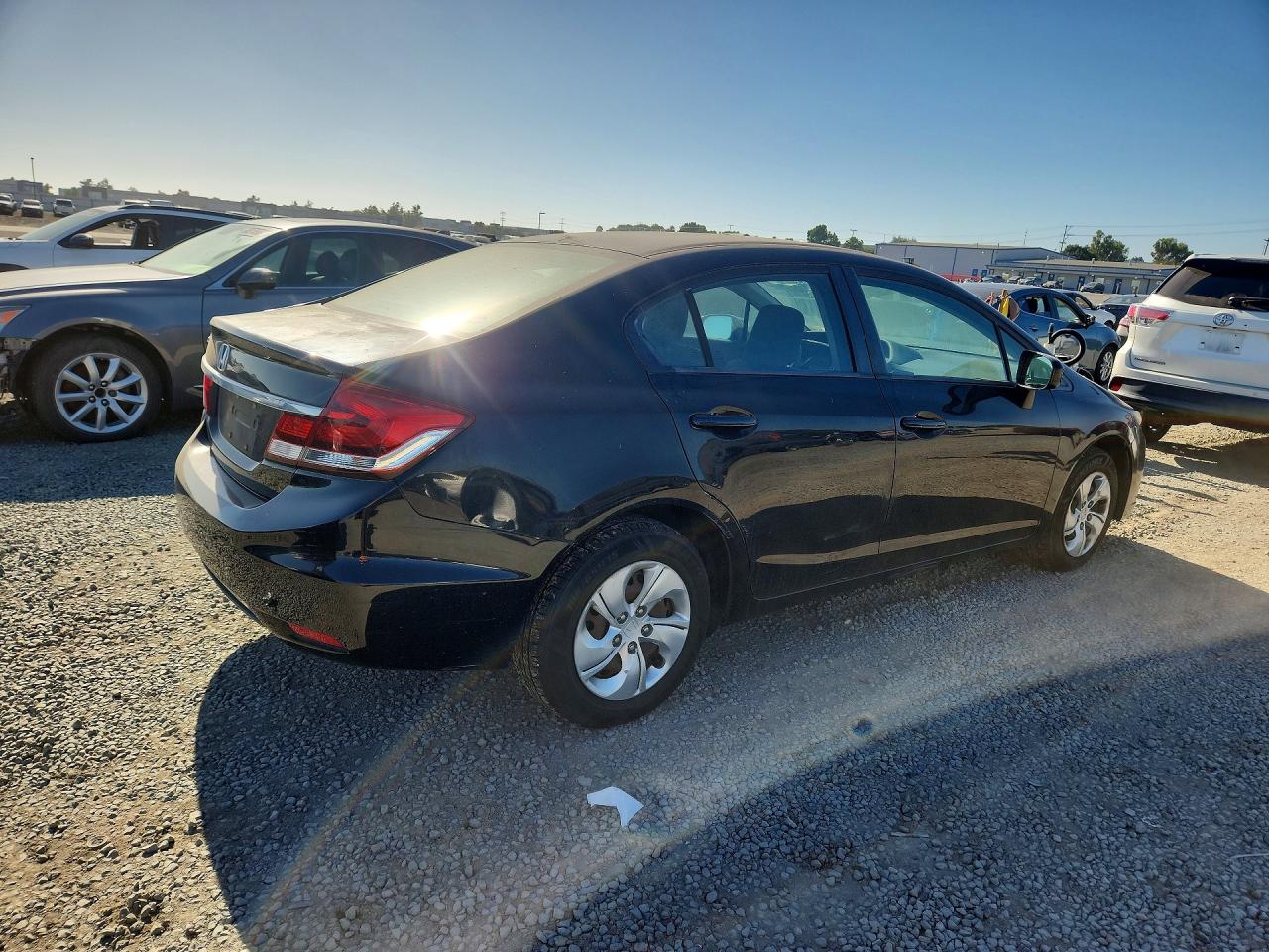 2015 Honda Civic Lx Black vin: 19XFB2F59FE051340
