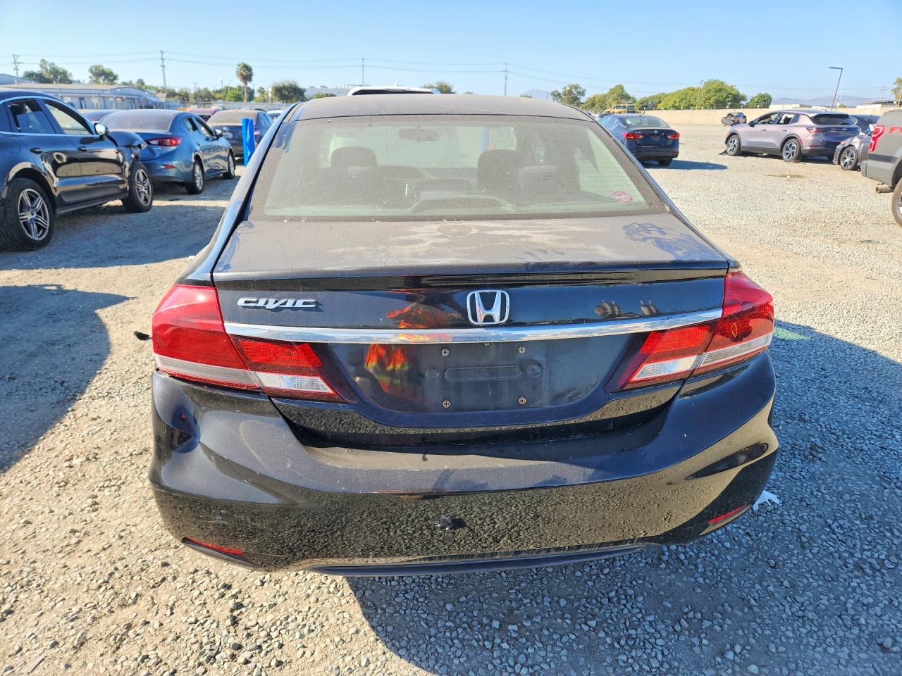 2015 Honda Civic Lx Black vin: 19XFB2F59FE051340
