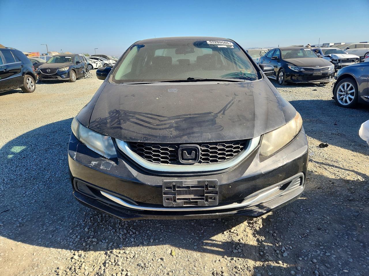 2015 Honda Civic Lx Black vin: 19XFB2F59FE051340