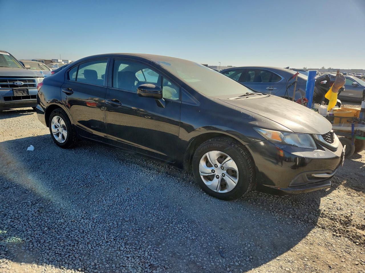 2015 Honda Civic Lx Black vin: 19XFB2F59FE051340