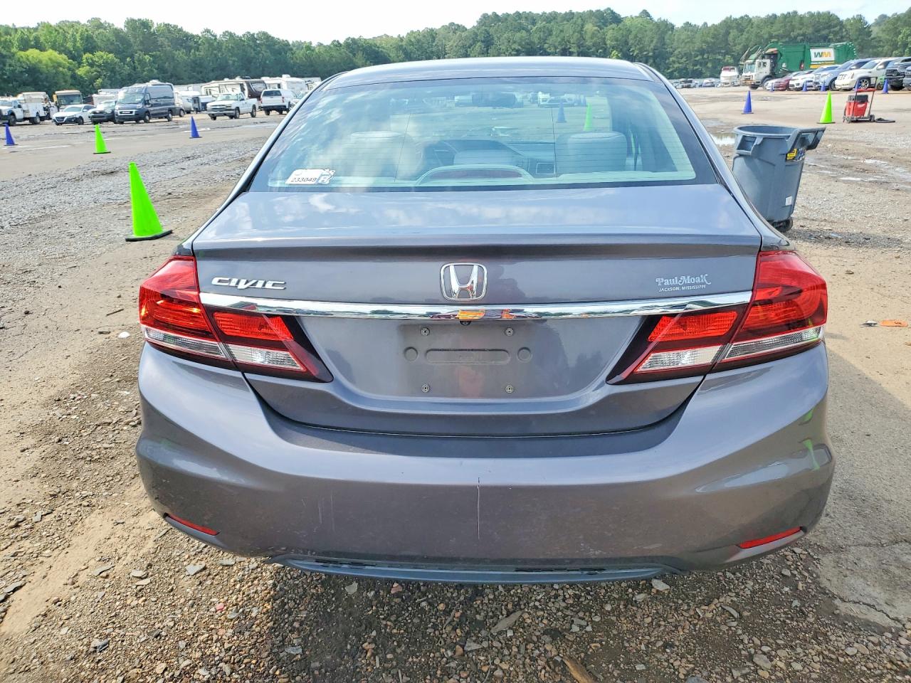 2015 Honda Civic Lx Gray vin: 19XFB2F59FE057218