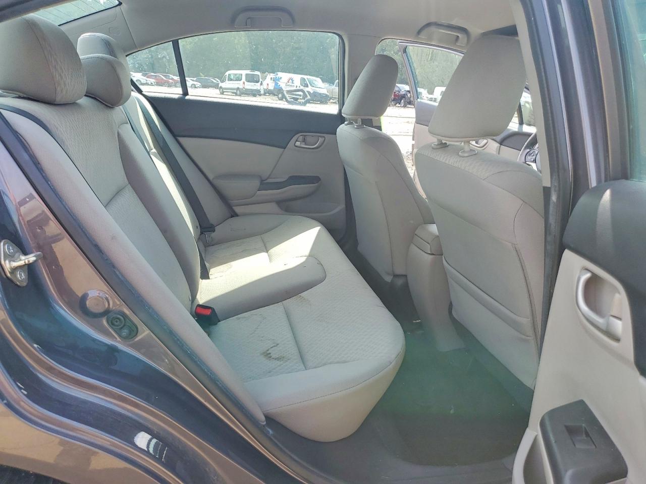 2015 Honda Civic Lx Gray vin: 19XFB2F59FE057218