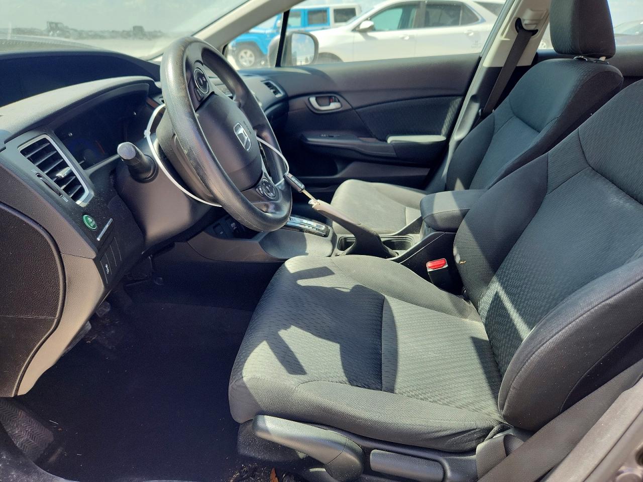 2015 Honda Civic Lx Gray vin: 19XFB2F59FE080952