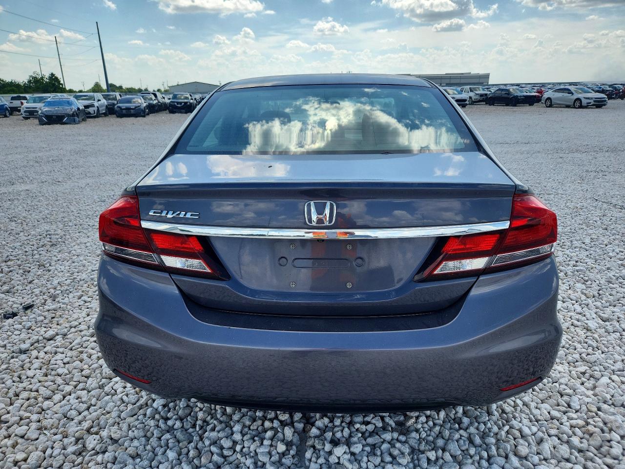 2015 Honda Civic Lx Gray vin: 19XFB2F59FE080952
