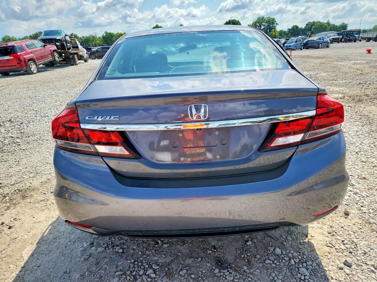 2015 Honda Civic Lx Серый vin: 19XFB2F59FE082491