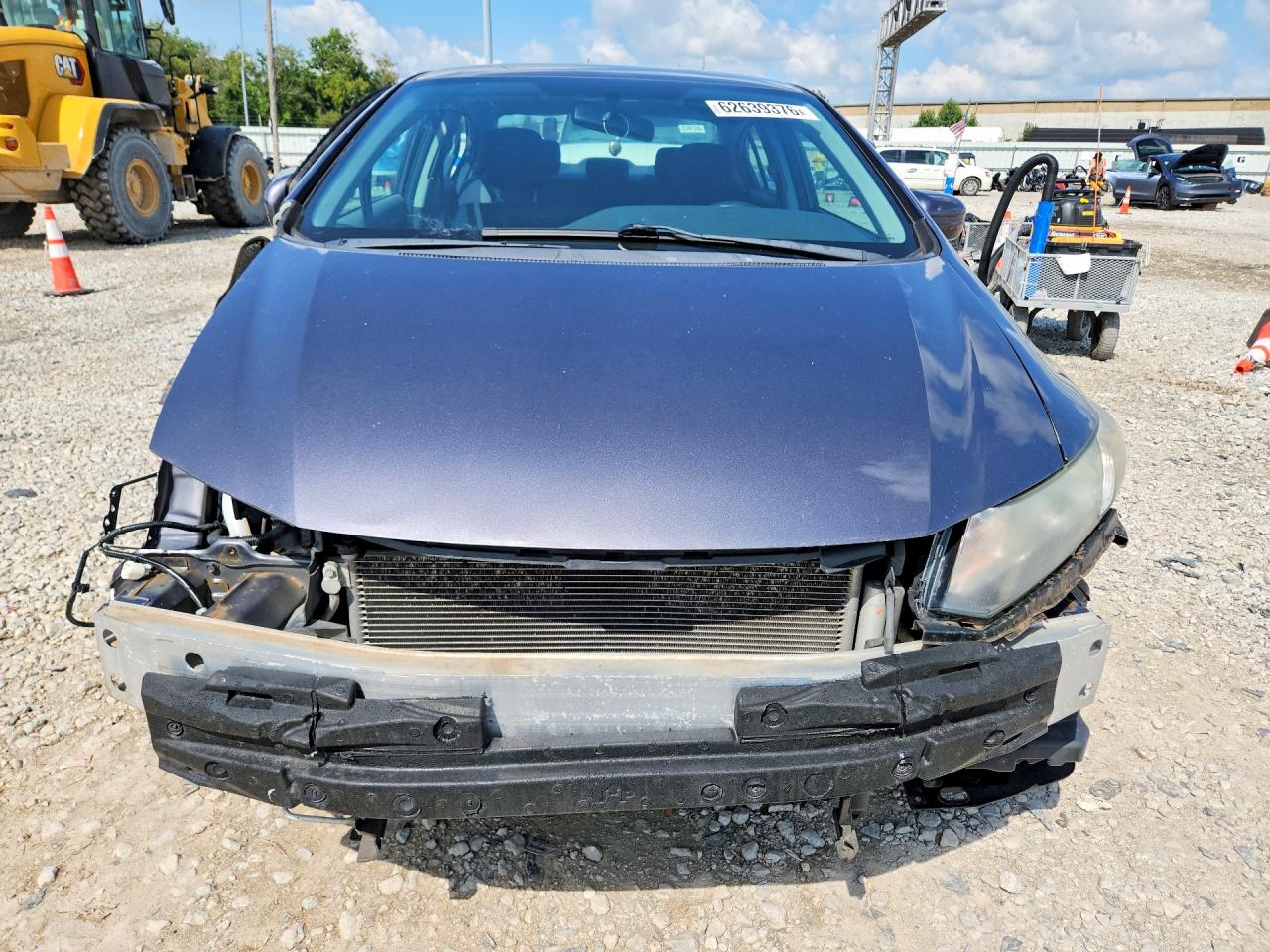2015 Honda Civic Lx Серый vin: 19XFB2F59FE082491