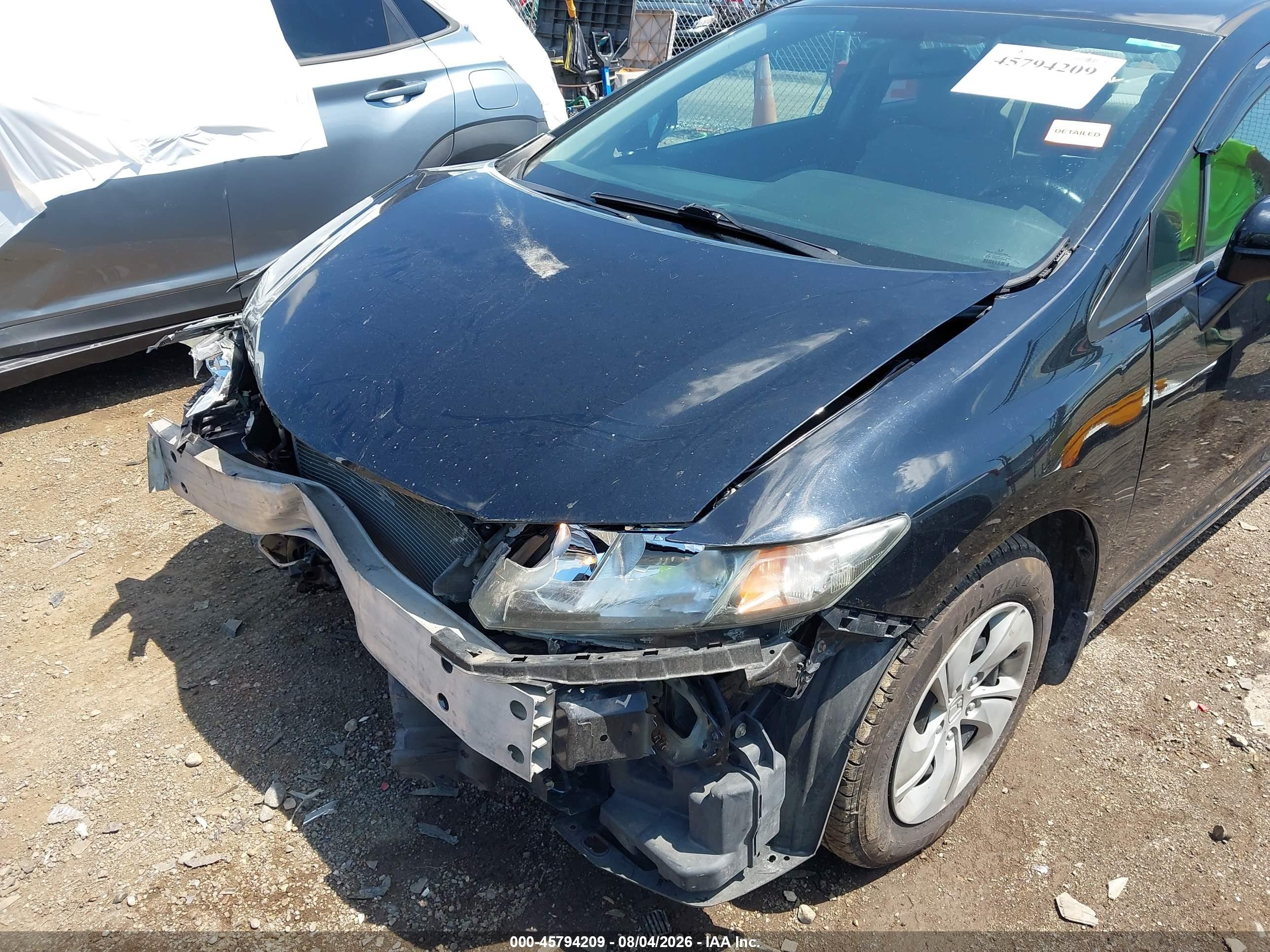 2015 Honda Civic Lx Black vin: 19XFB2F59FE088243