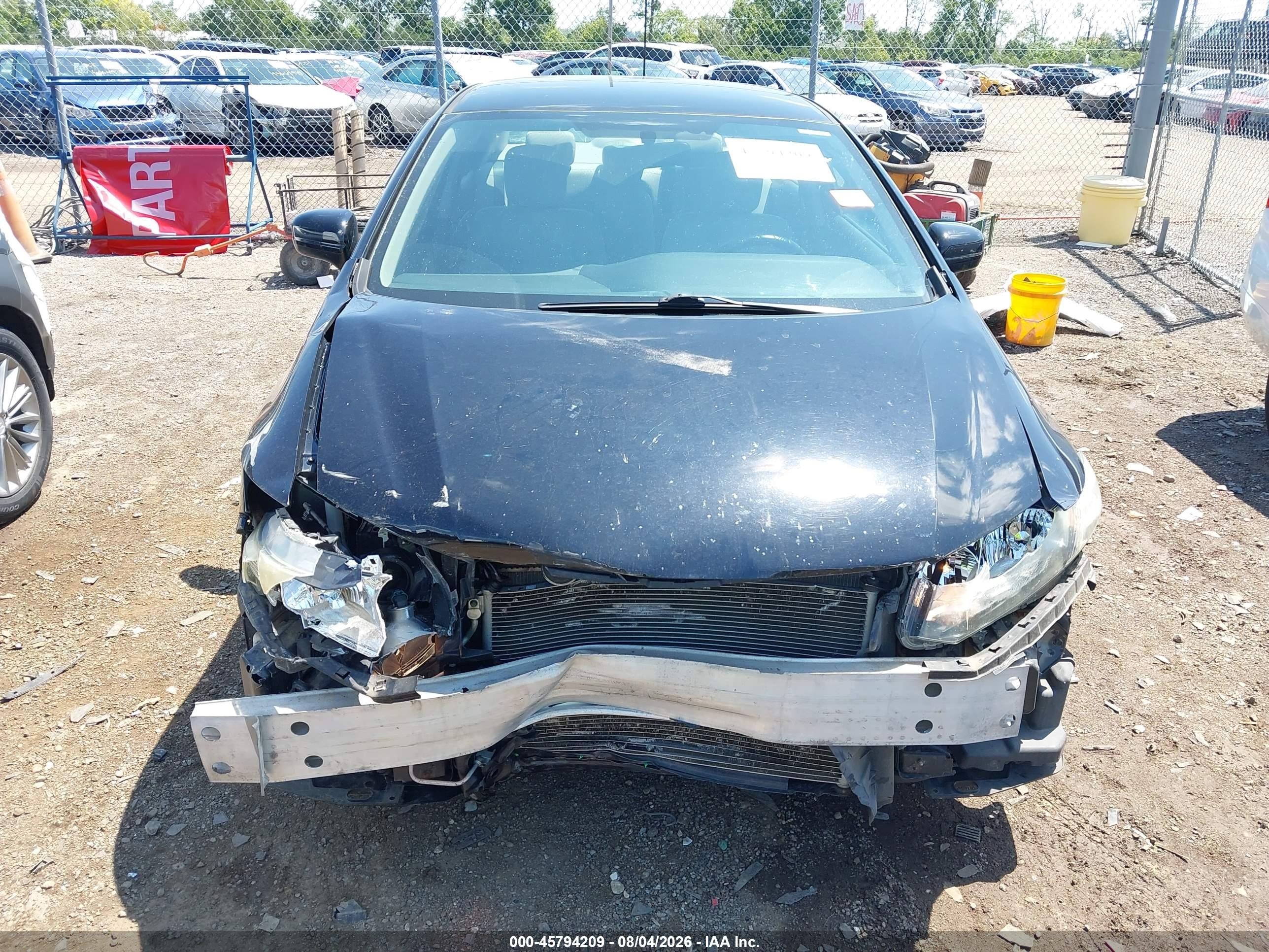 2015 Honda Civic Lx Black vin: 19XFB2F59FE088243