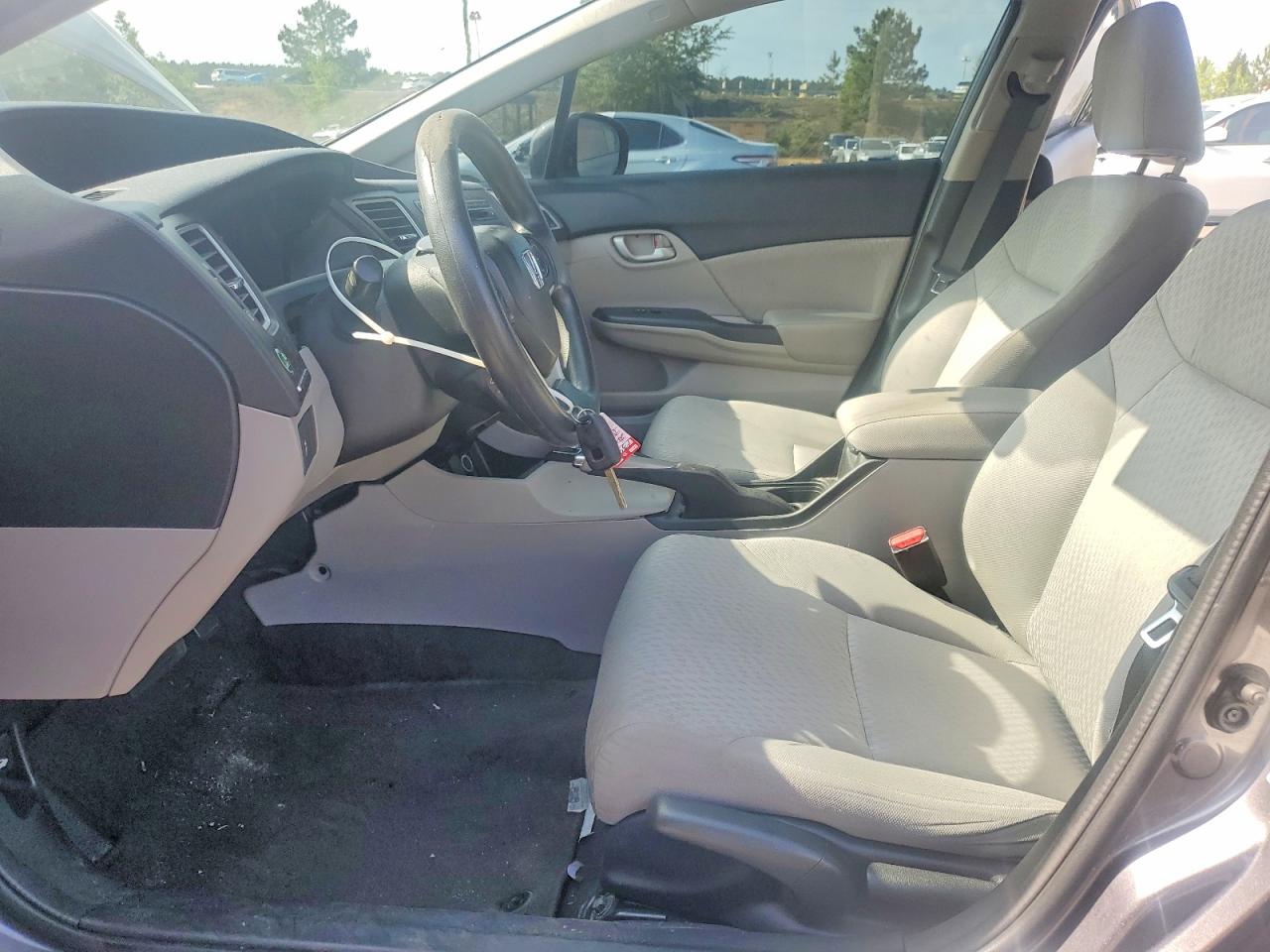 2015 Honda Civic Lx Gray vin: 19XFB2F59FE092213
