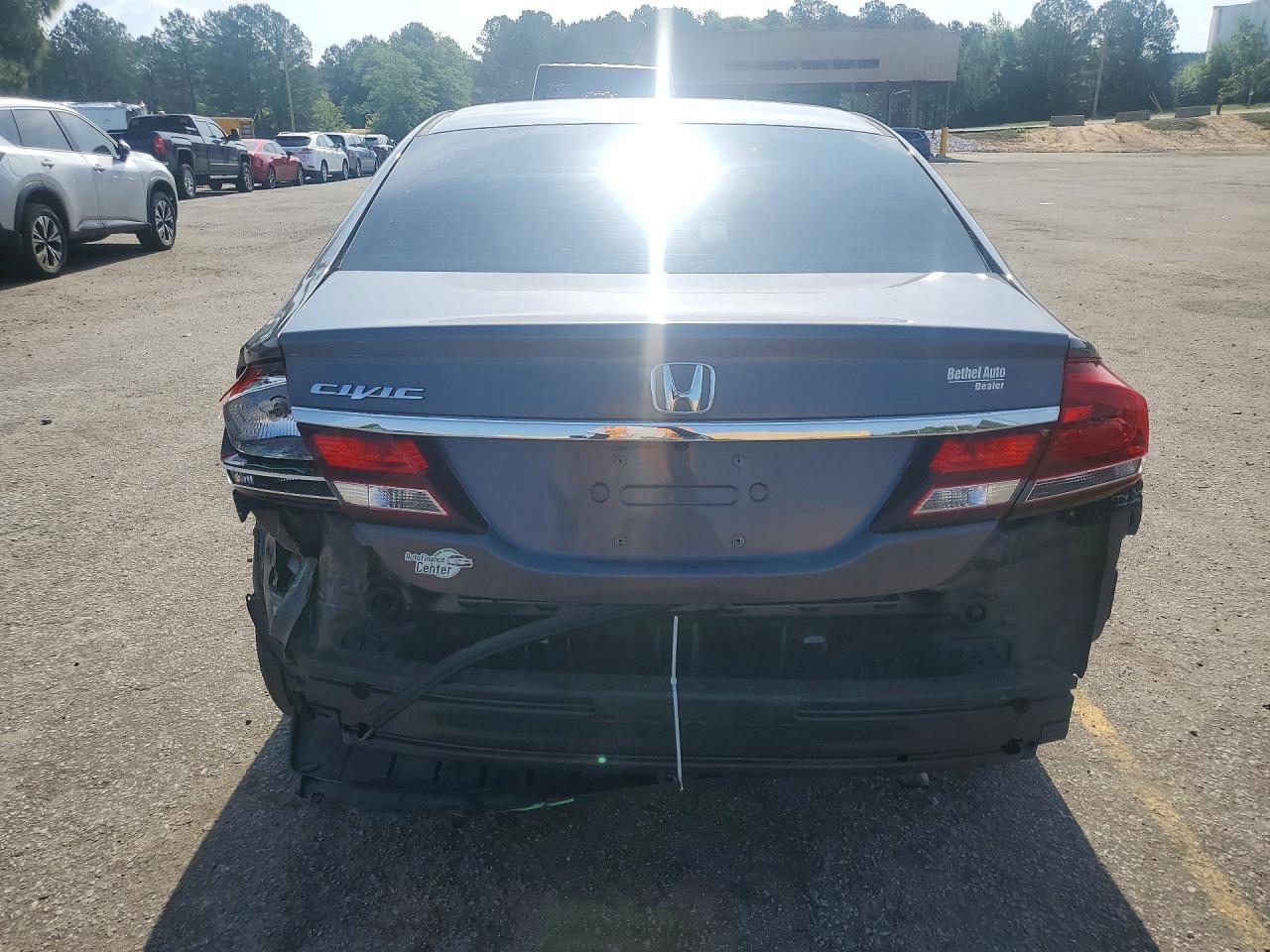 2015 Honda Civic Lx Gray vin: 19XFB2F59FE092213