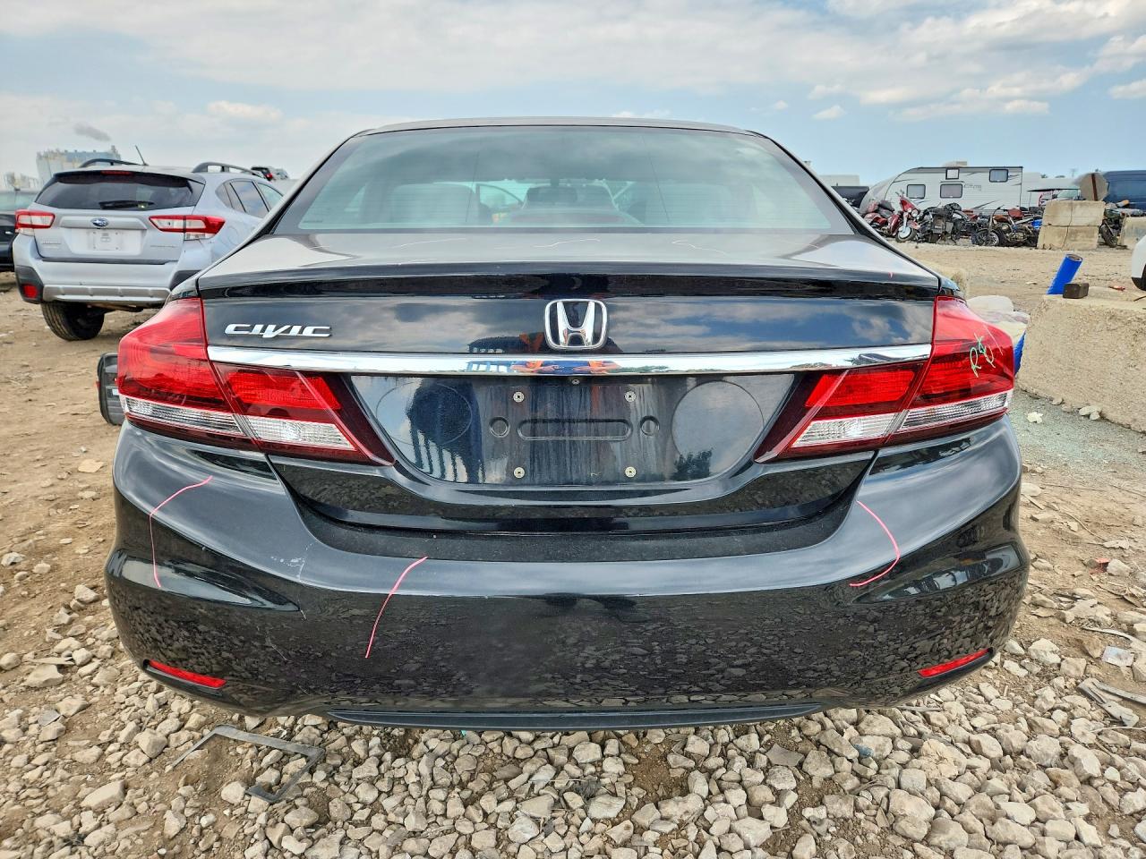 2015 Honda Civic Lx Black vin: 19XFB2F59FE093782