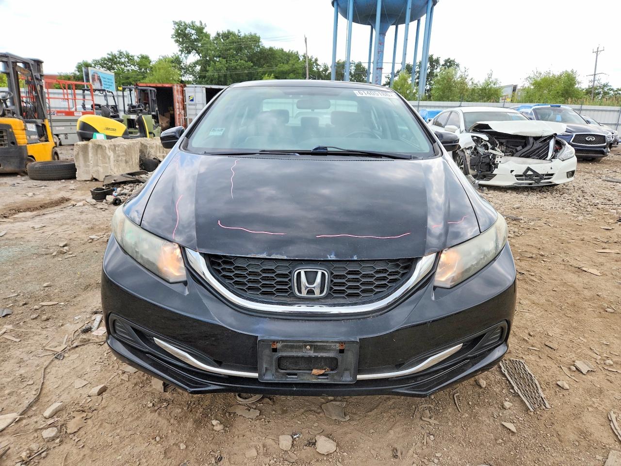 2015 Honda Civic Lx Black vin: 19XFB2F59FE093782