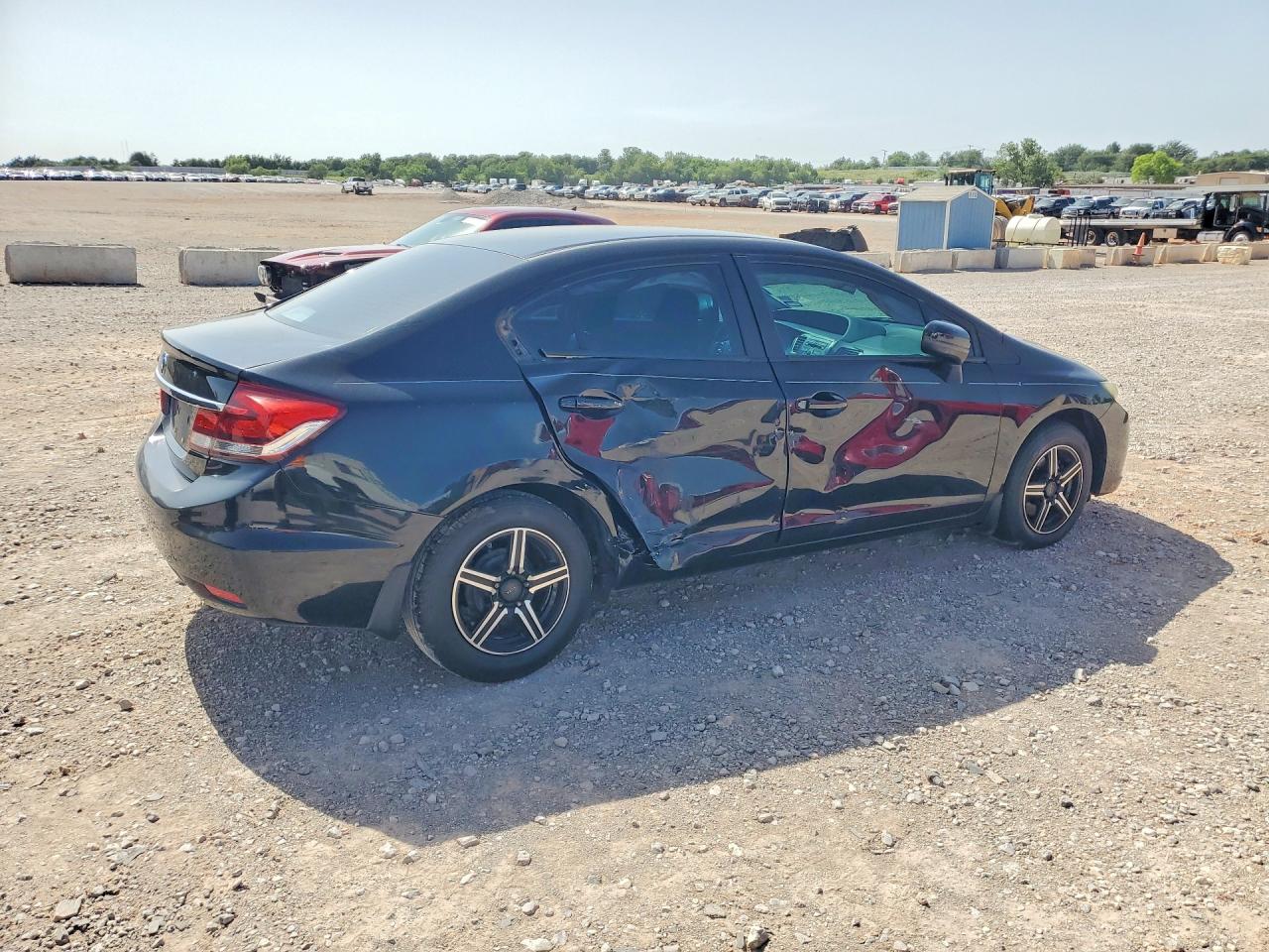 2015 Honda Civic Lx Black vin: 19XFB2F59FE095225