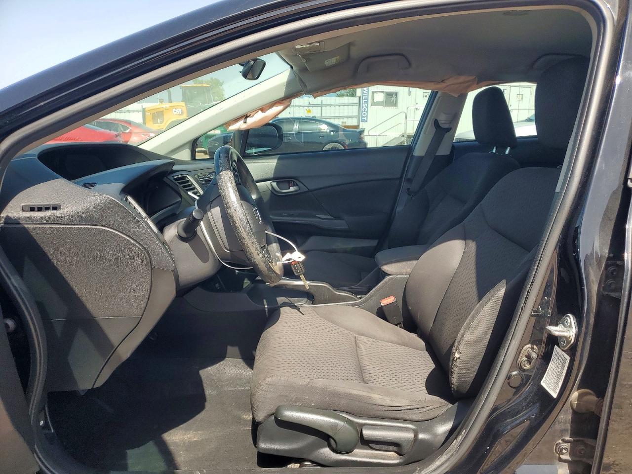 2015 Honda Civic Lx Black vin: 19XFB2F59FE095225