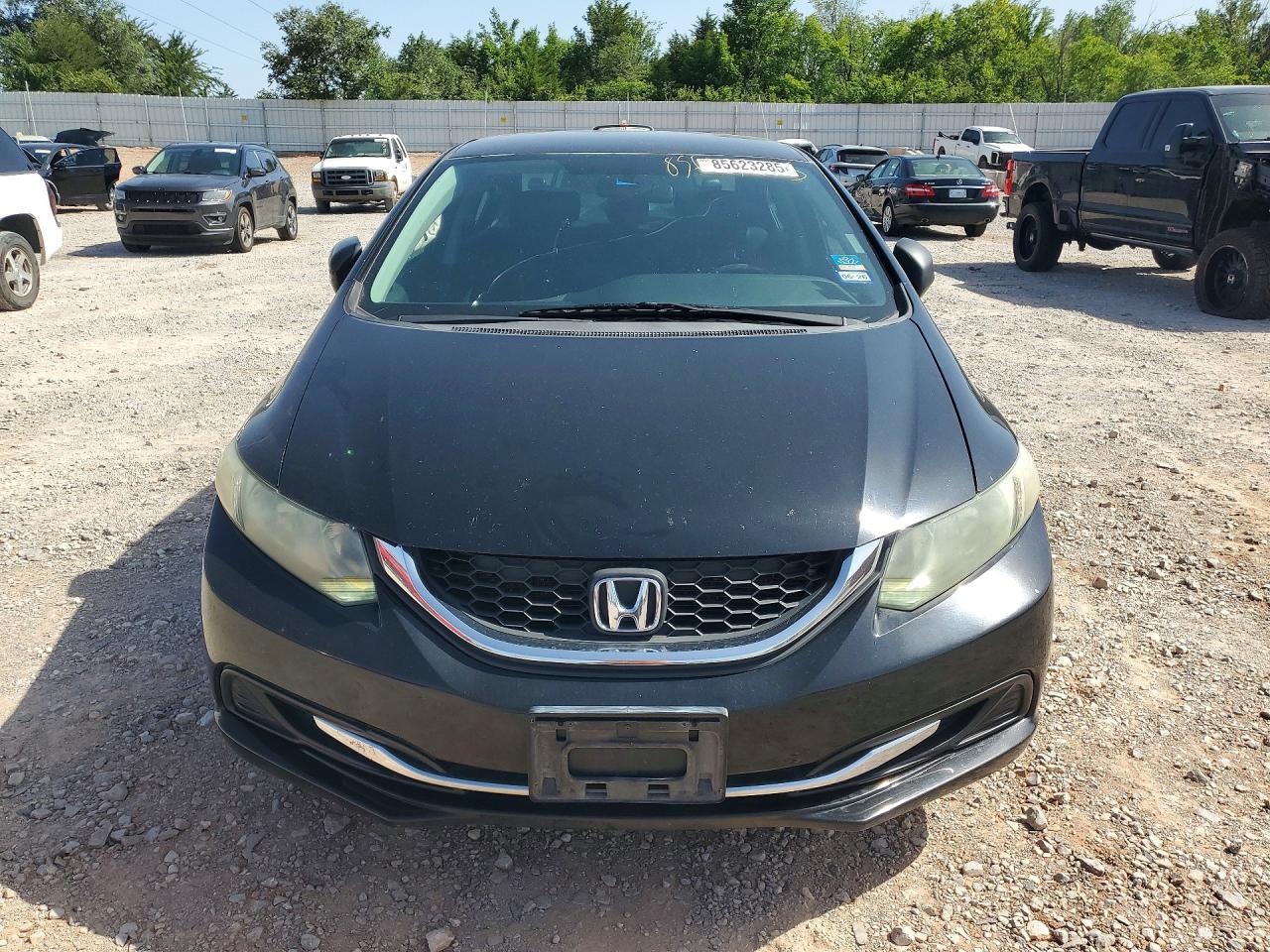 2015 Honda Civic Lx Black vin: 19XFB2F59FE095225