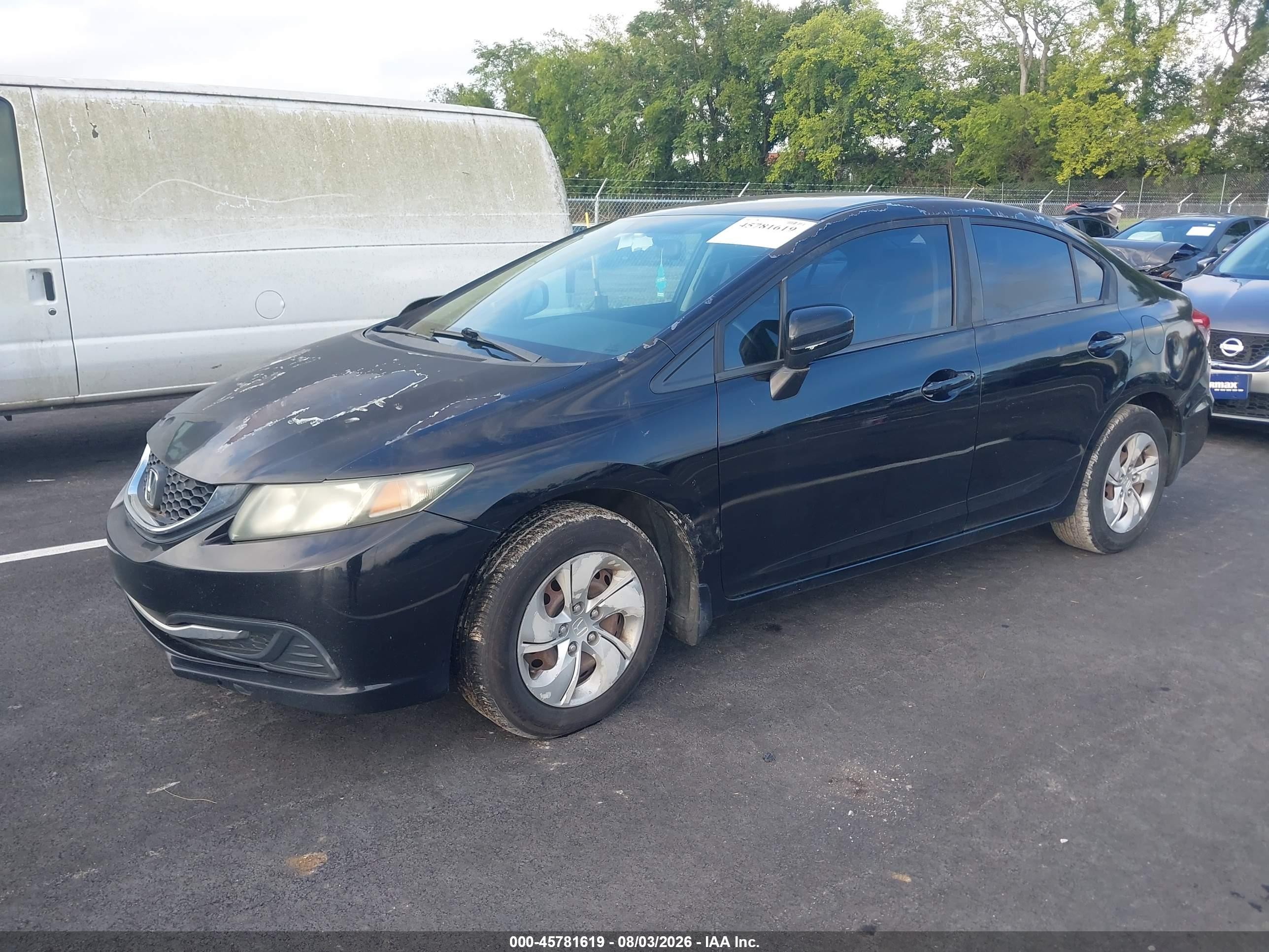 2015 Honda Civic Lx Black vin: 19XFB2F59FE121273