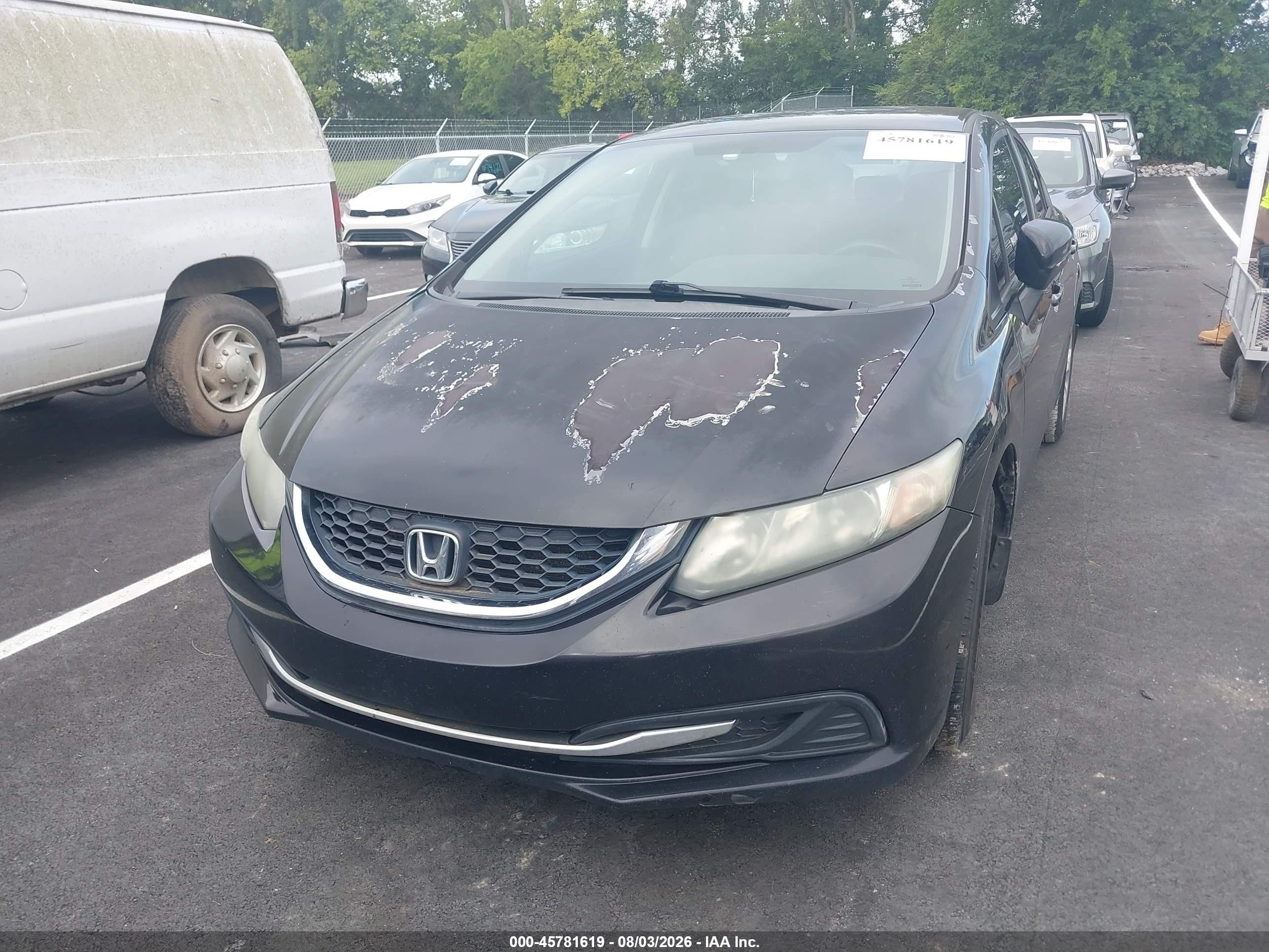 2015 Honda Civic Lx Black vin: 19XFB2F59FE121273