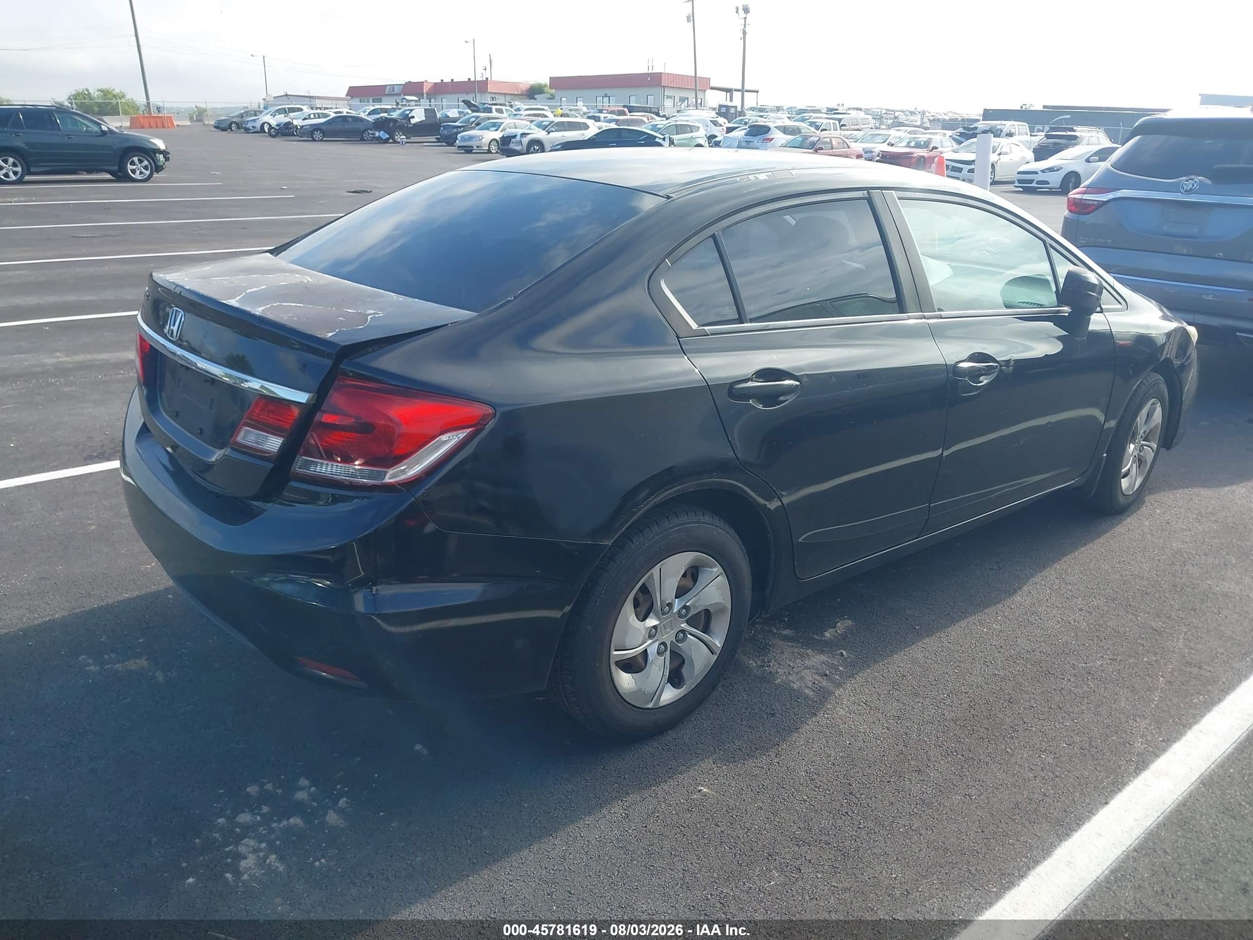 2015 Honda Civic Lx Black vin: 19XFB2F59FE121273