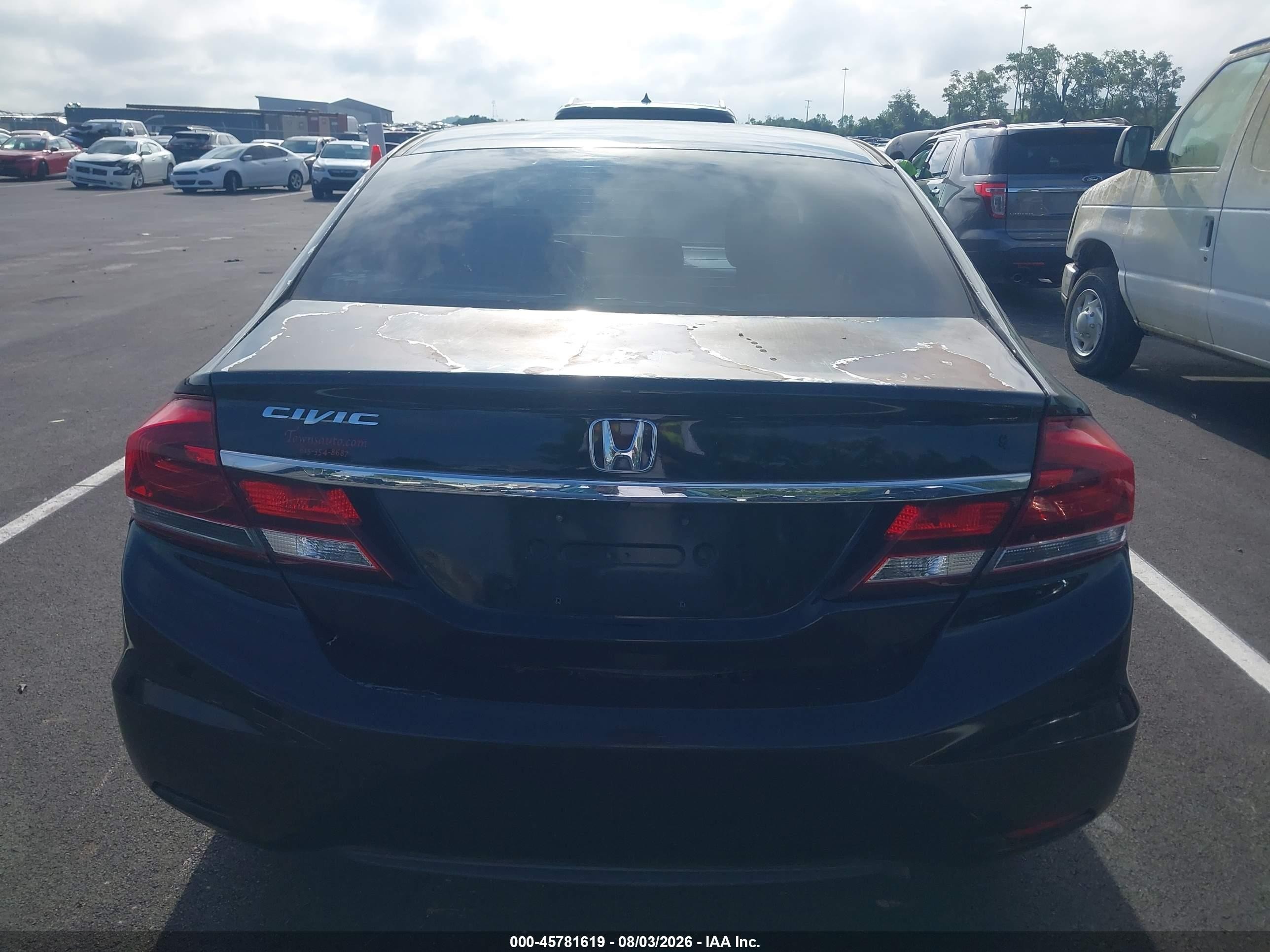 2015 Honda Civic Lx Black vin: 19XFB2F59FE121273