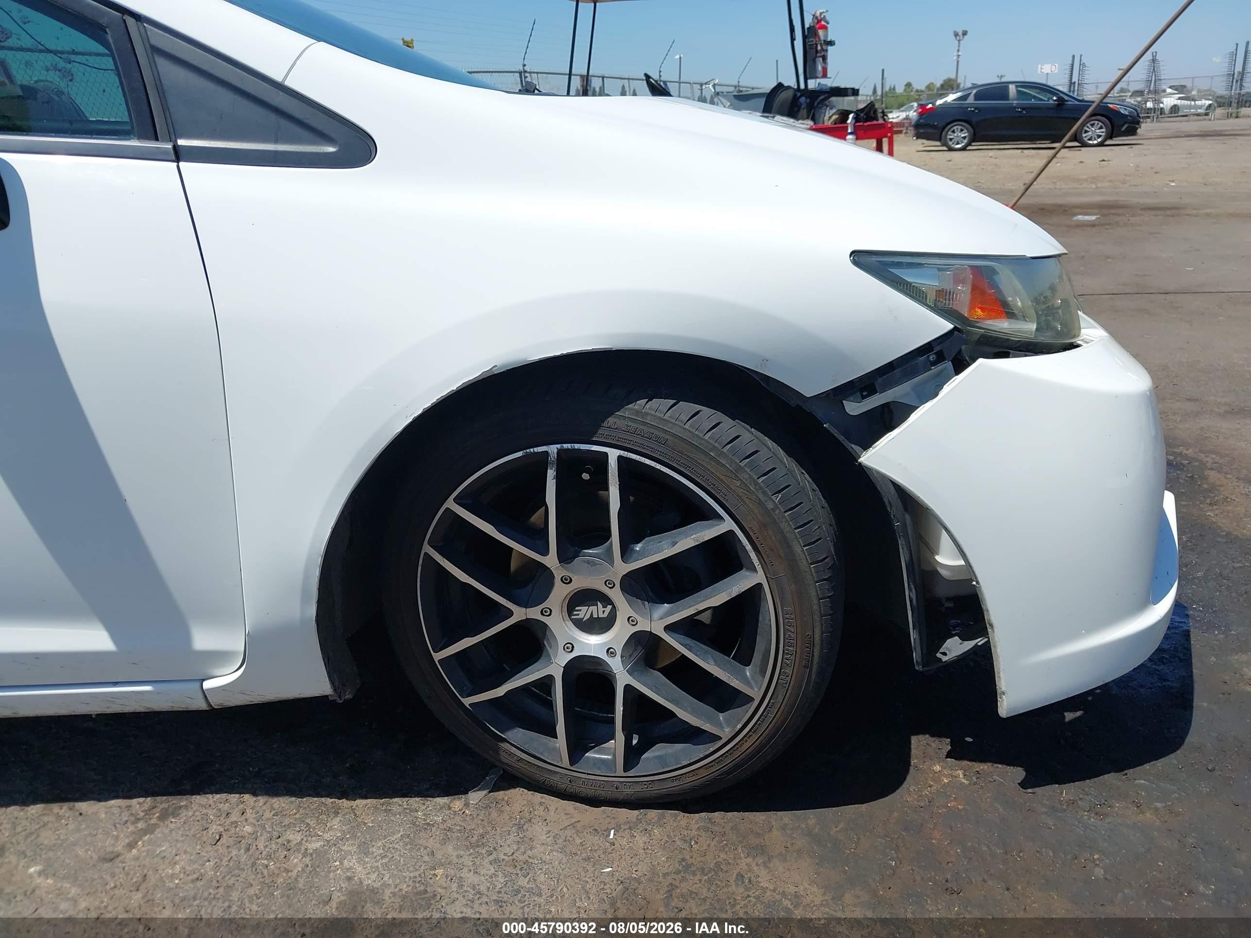 2015 Honda Civic Lx White vin: 19XFB2F59FE201737