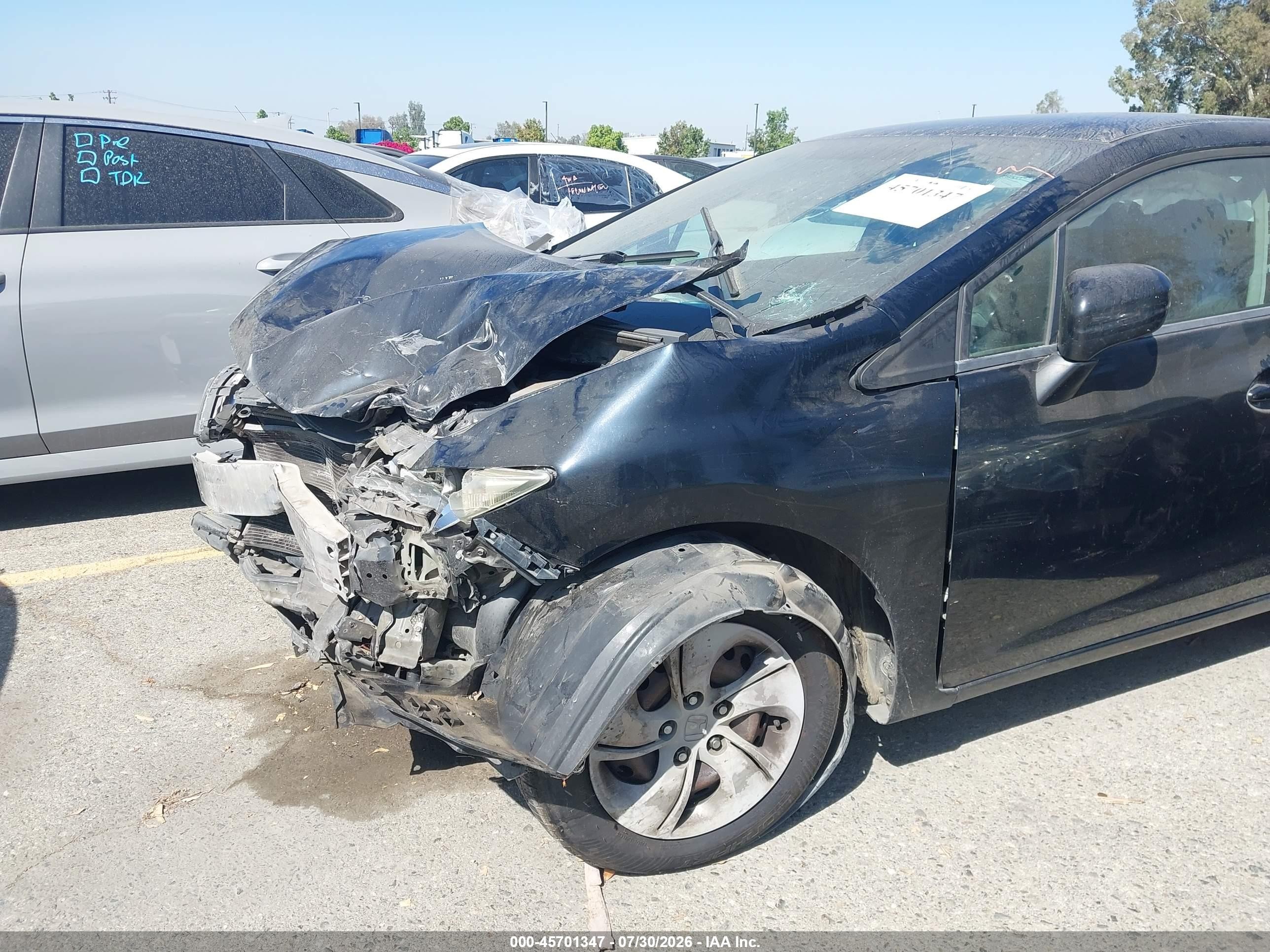 2015 Honda Civic Lx Black vin: 19XFB2F59FE203942