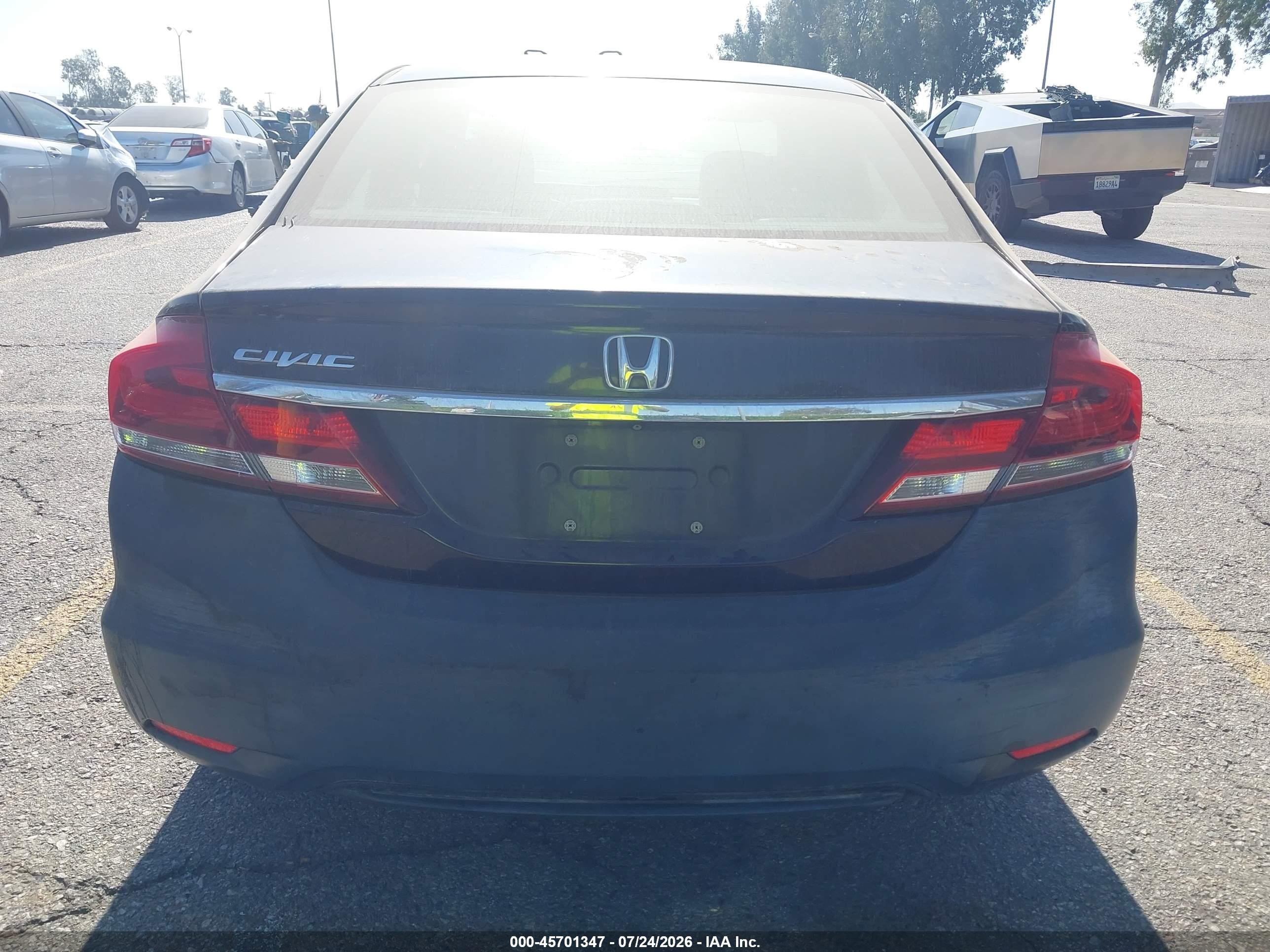2015 Honda Civic Lx Black vin: 19XFB2F59FE203942