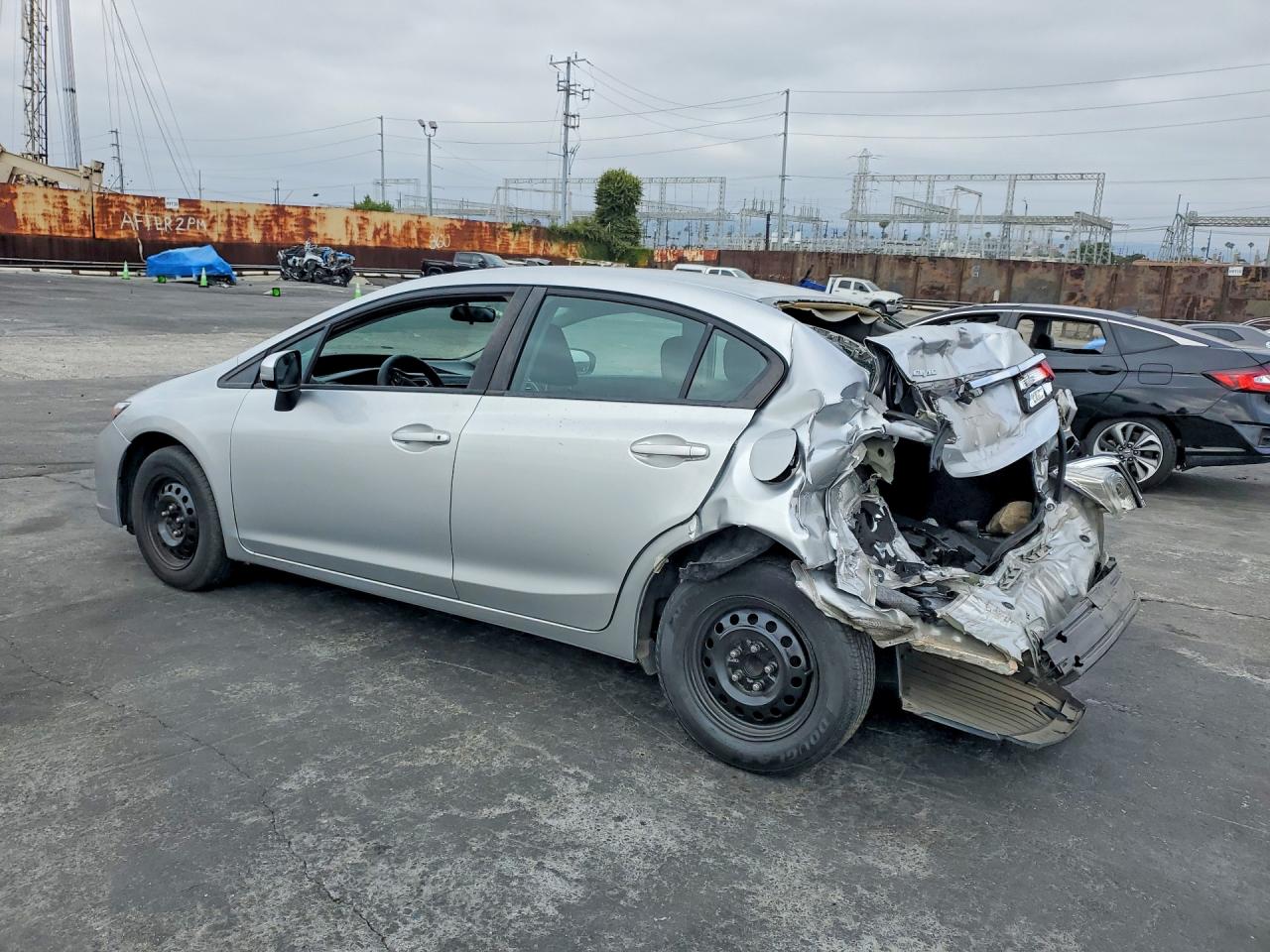 2015 Honda Civic Lx Silver vin: 19XFB2F59FE208297
