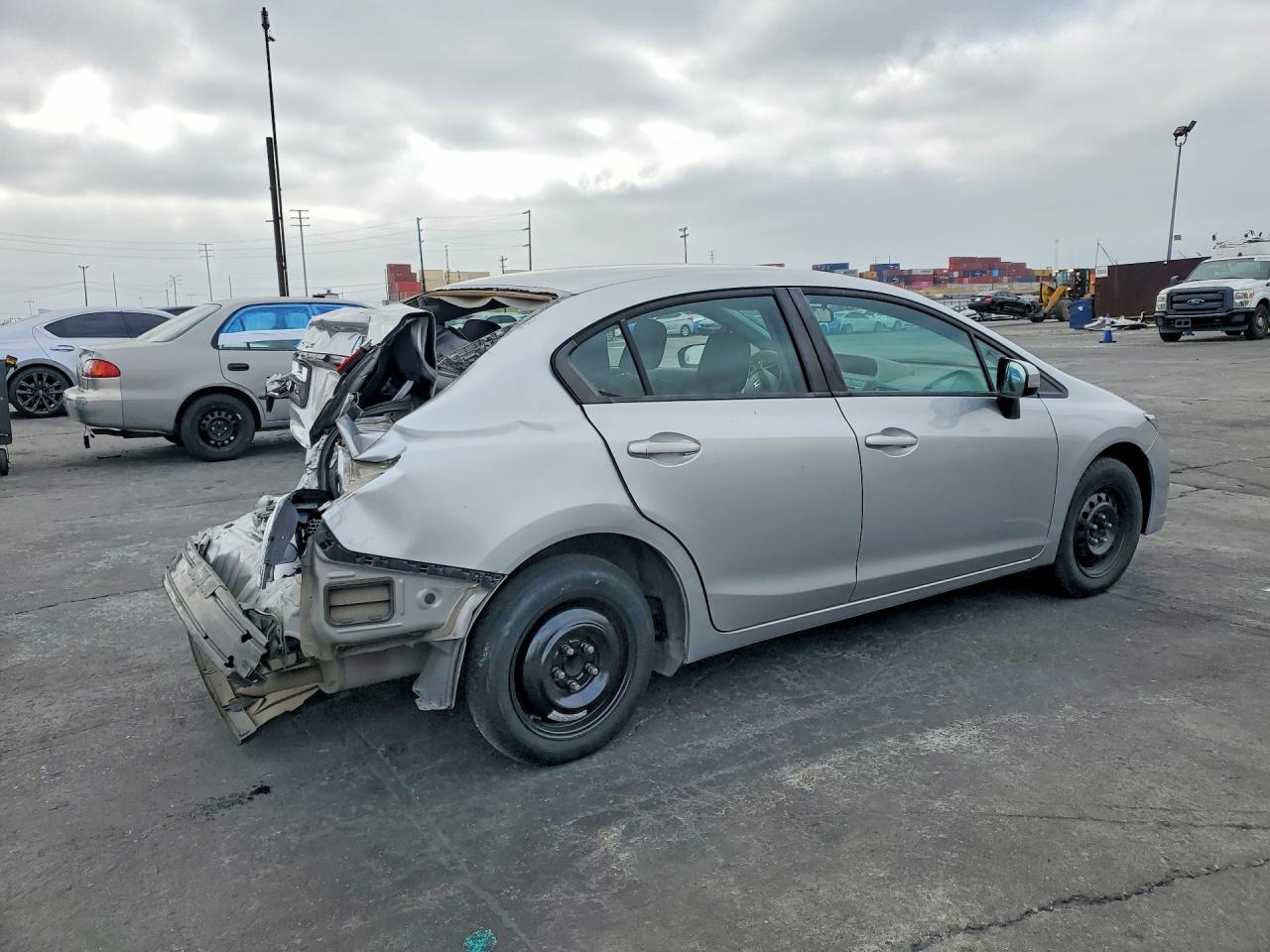2015 Honda Civic Lx Silver vin: 19XFB2F59FE208297