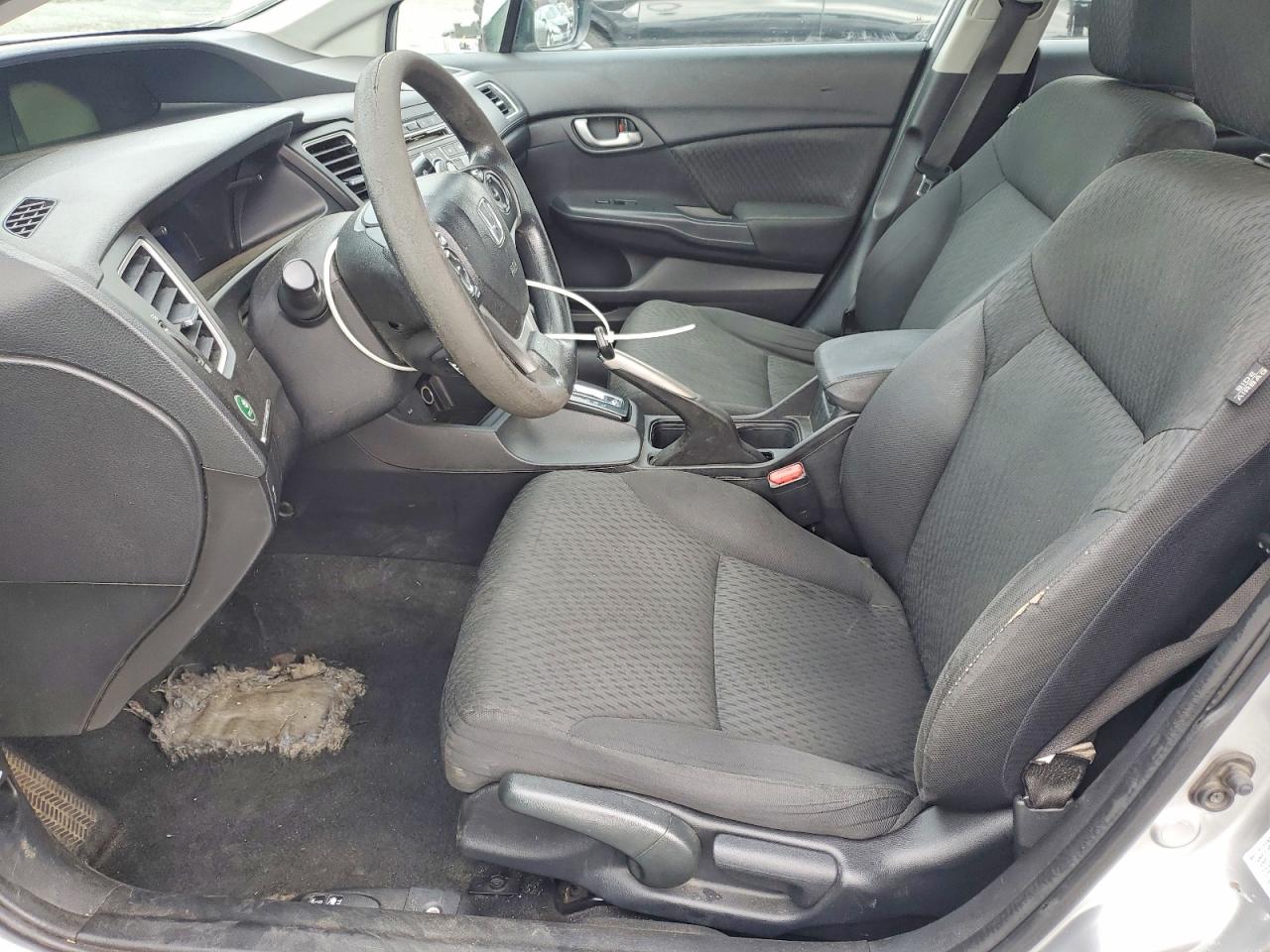 2015 Honda Civic Lx Silver vin: 19XFB2F59FE208297