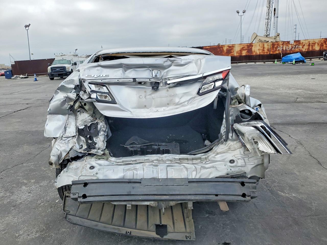 2015 Honda Civic Lx Silver vin: 19XFB2F59FE208297