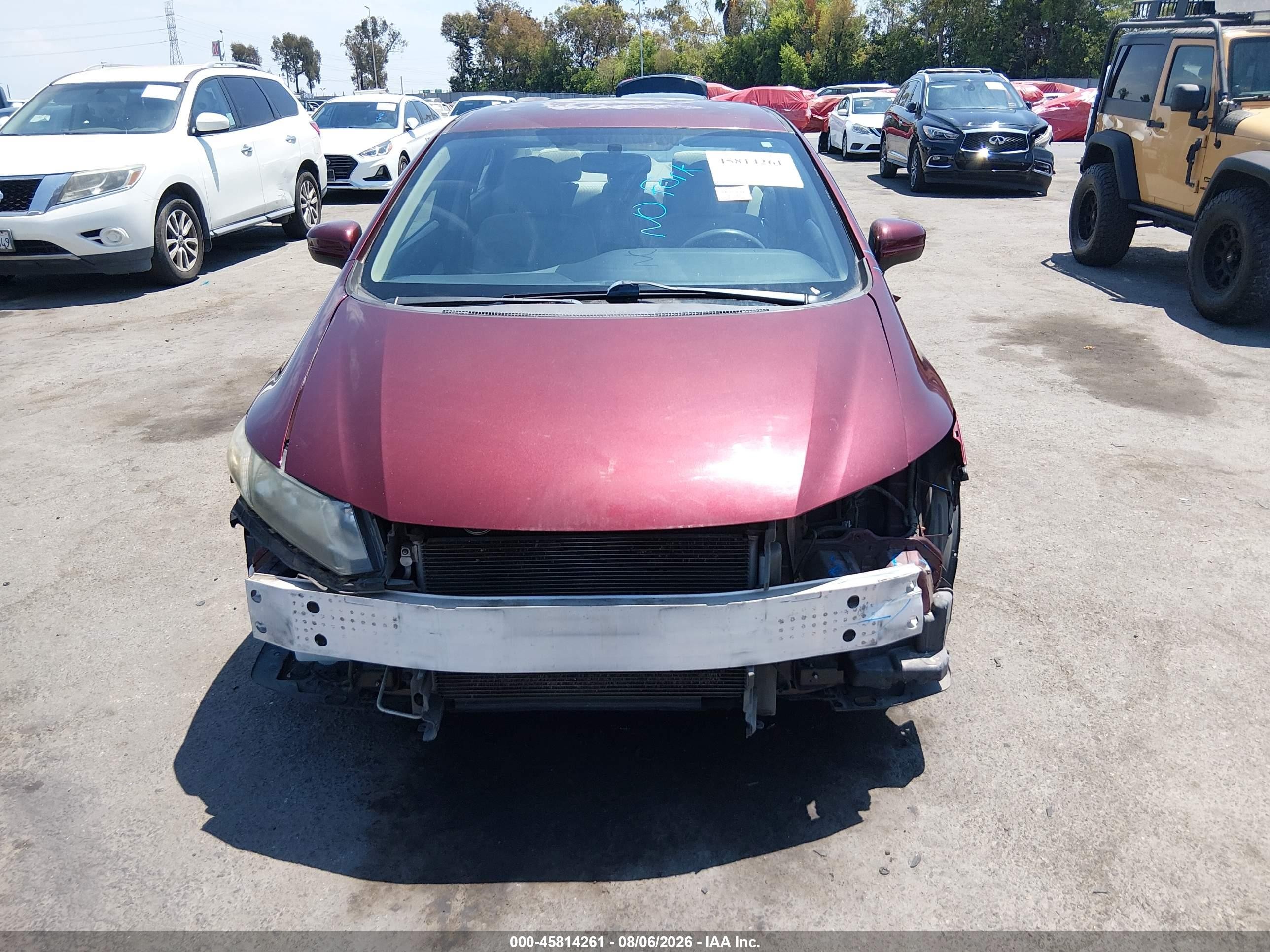 2015 Honda Civic Lx Бордовый vin: 19XFB2F59FE210986