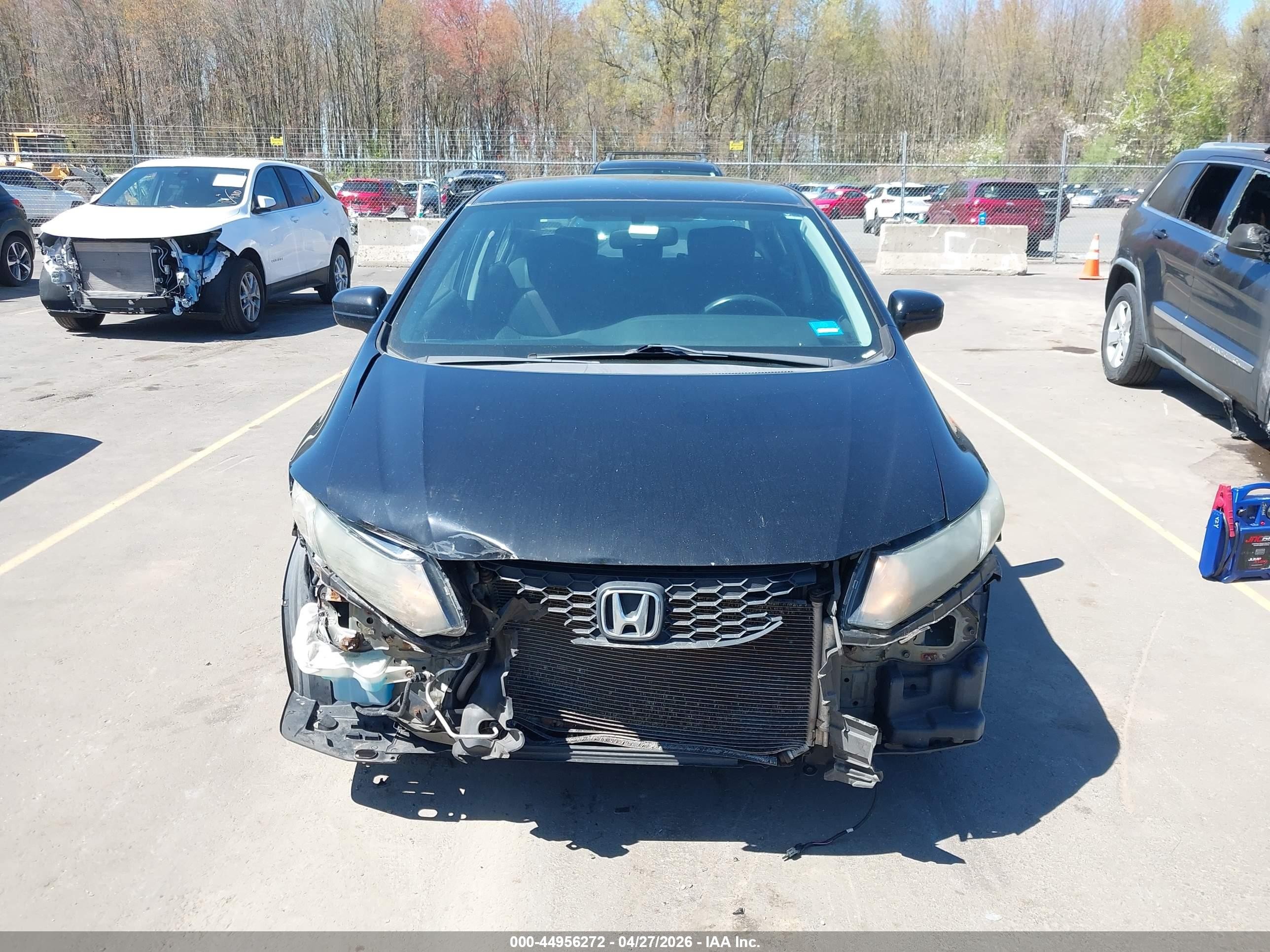 2015 Honda Civic Lx Black vin: 19XFB2F59FE231403