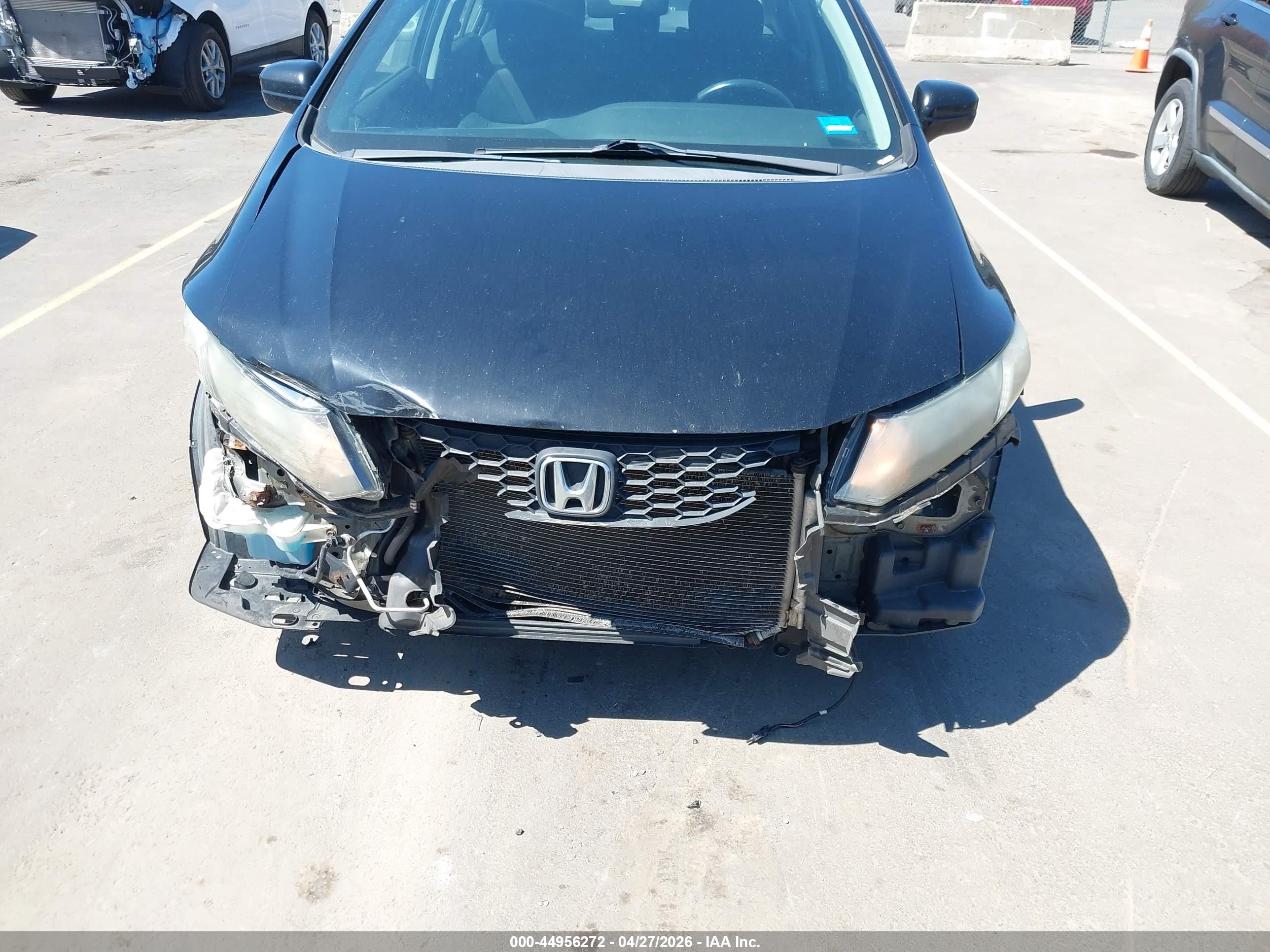 2015 Honda Civic Lx Black vin: 19XFB2F59FE231403