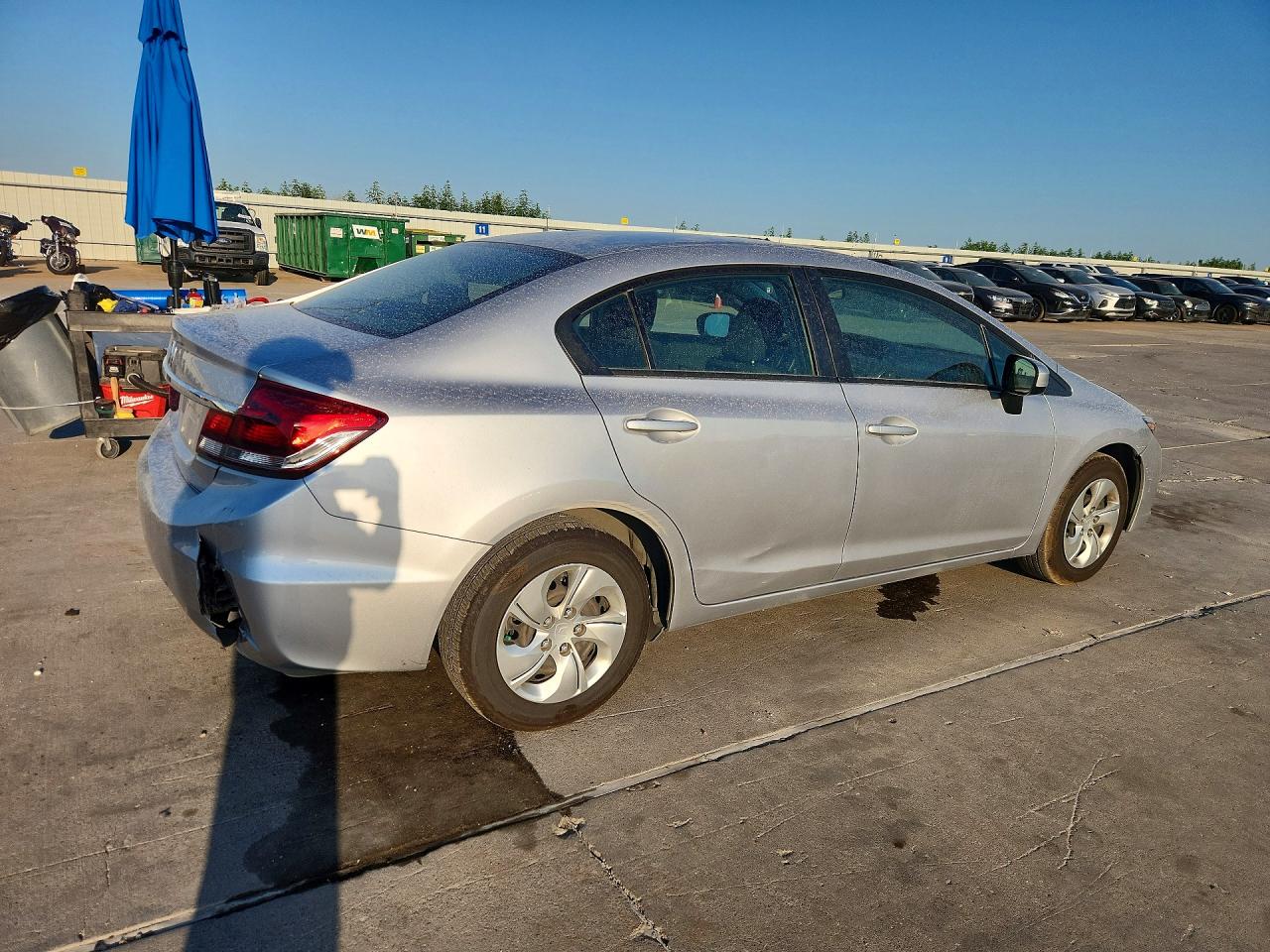 2015 Honda Civic Lx Серебряный vin: 19XFB2F59FE258441
