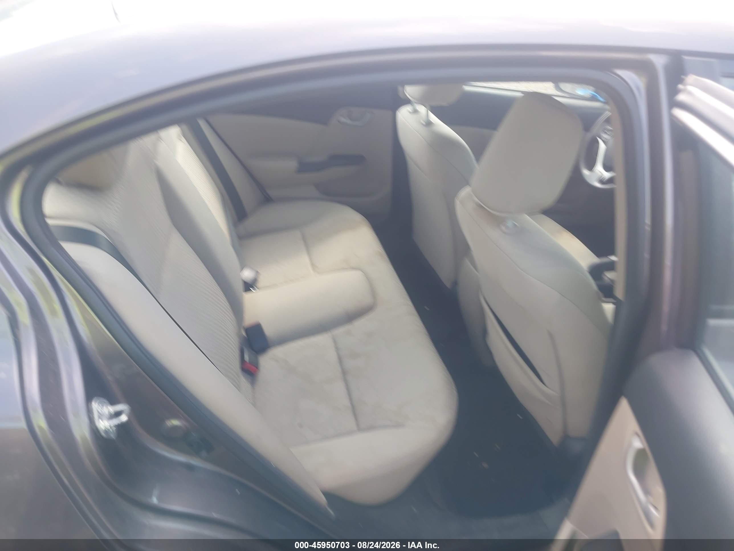 2015 Honda Civic Lx Gray vin: 19XFB2F59FE274963