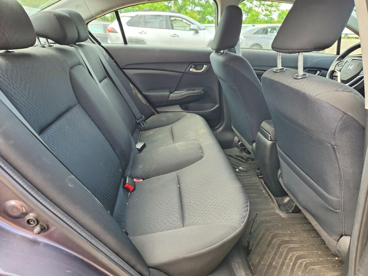 2015 Honda Civic Lx Gray vin: 19XFB2F59FE280052