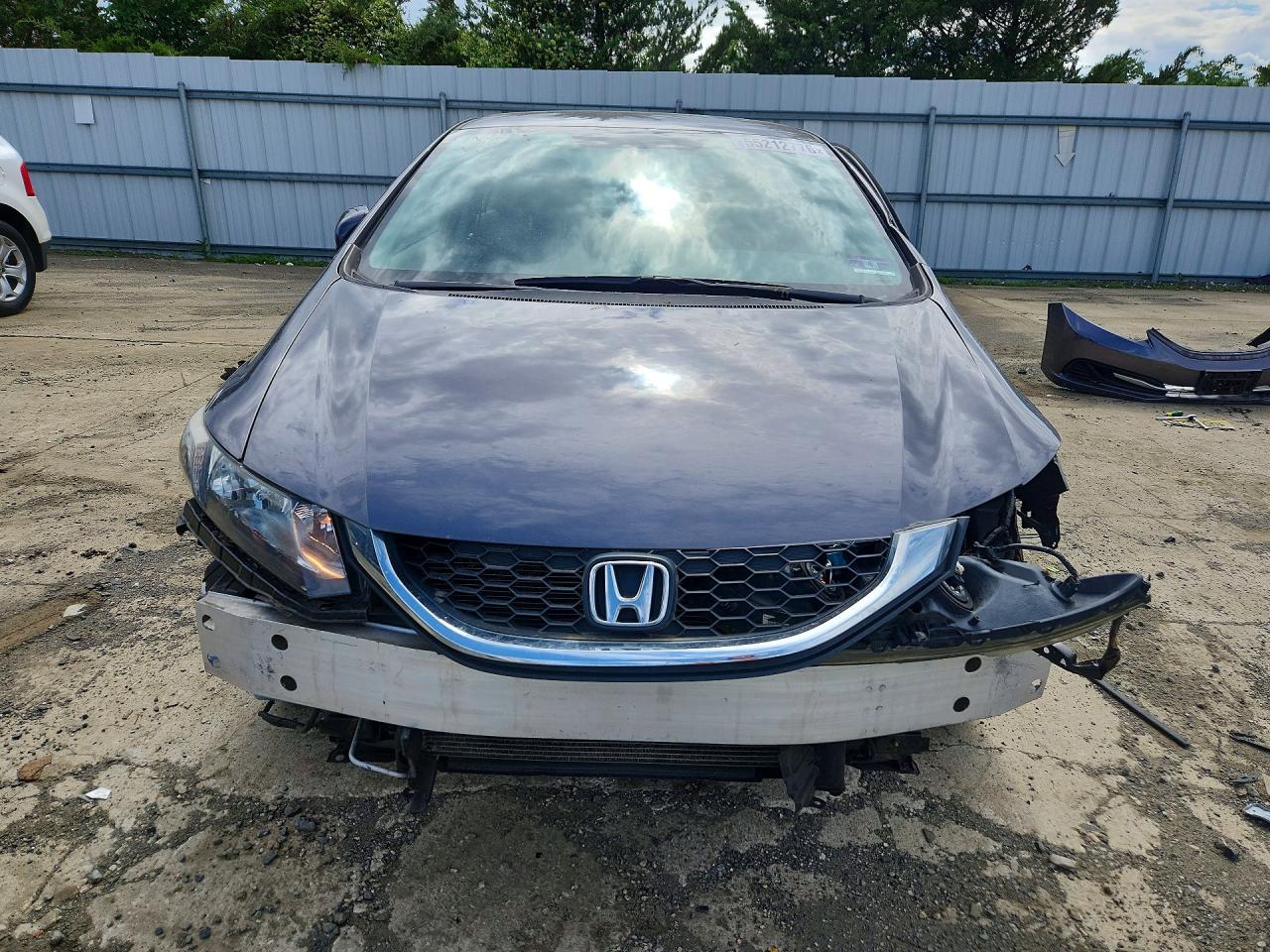 2015 Honda Civic Lx Gray vin: 19XFB2F59FE280052