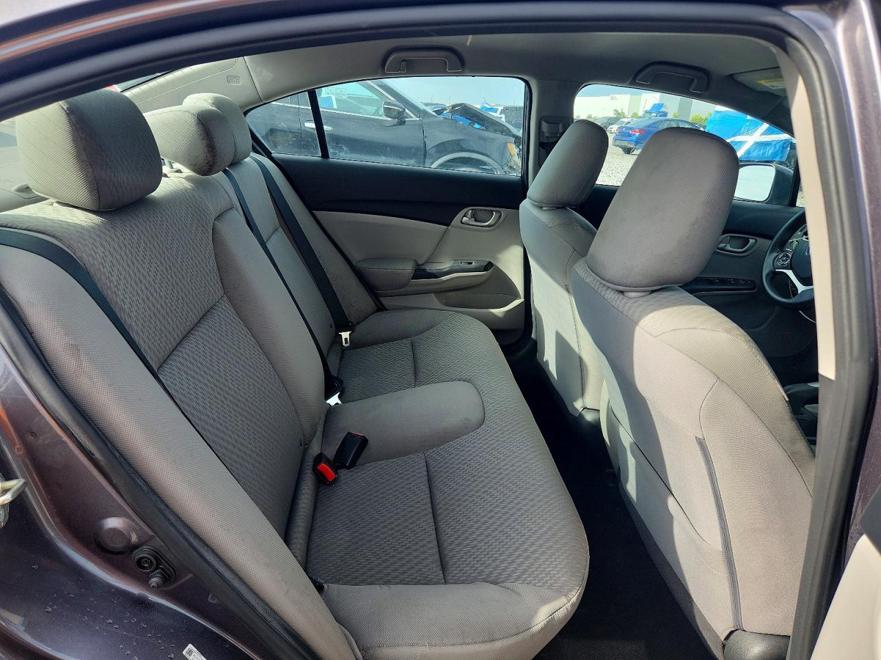 2015 Honda Civic Lx Gray vin: 19XFB2F59FE283288