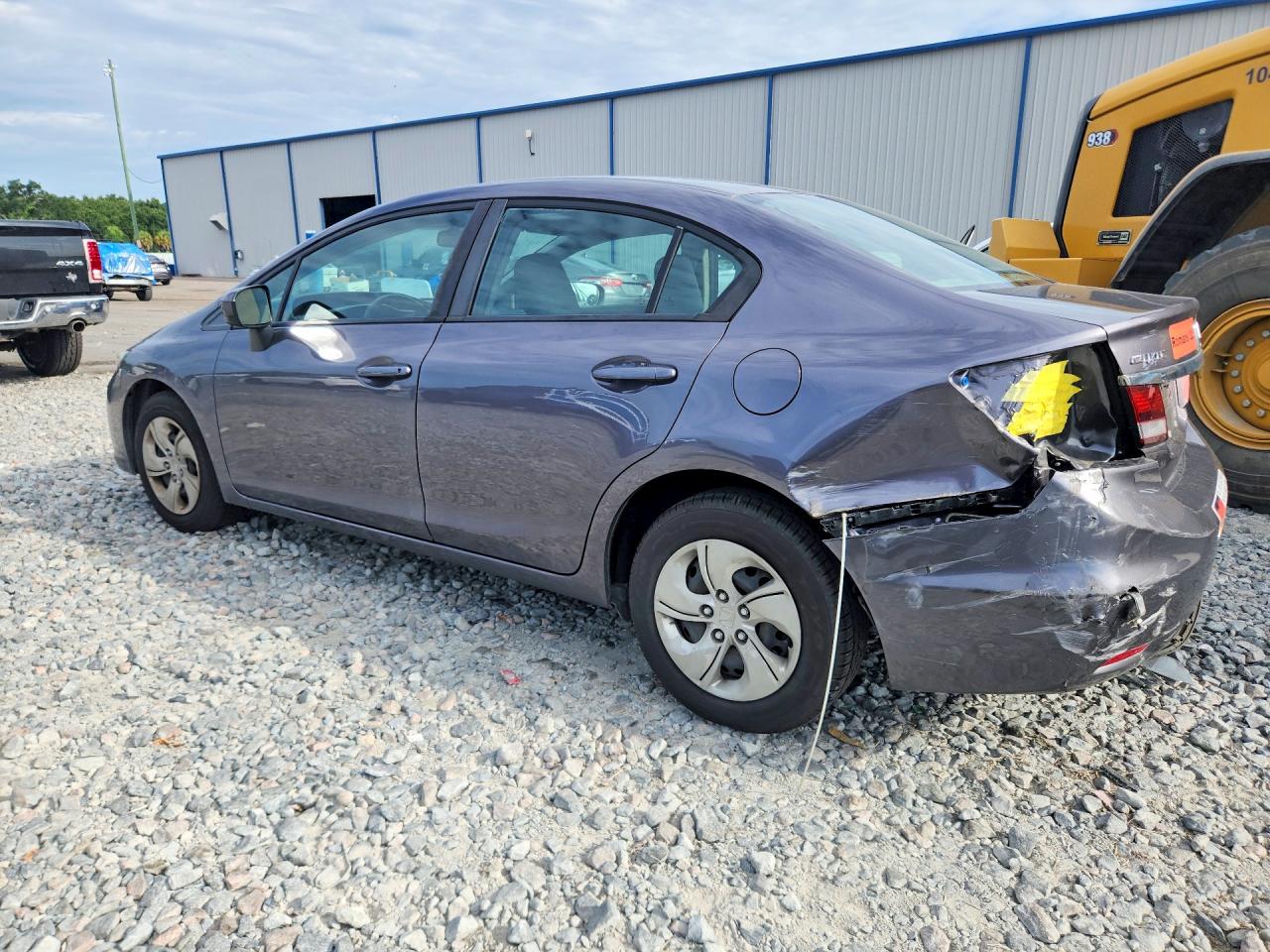 2015 Honda Civic Lx Gray vin: 19XFB2F59FE283288