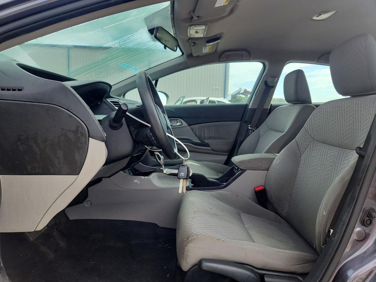 2015 Honda Civic Lx Gray vin: 19XFB2F59FE283288