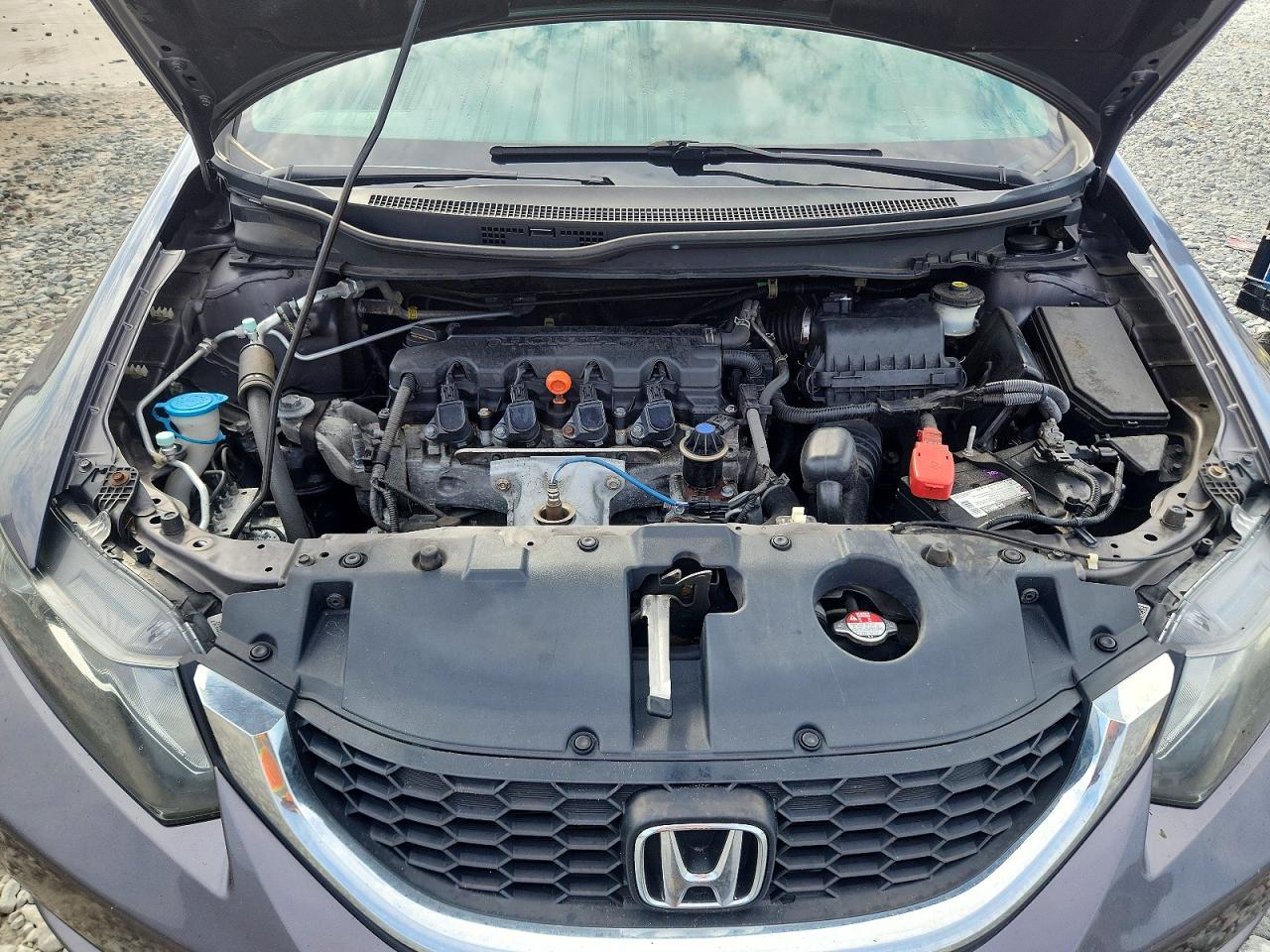 2015 Honda Civic Lx Gray vin: 19XFB2F59FE283288